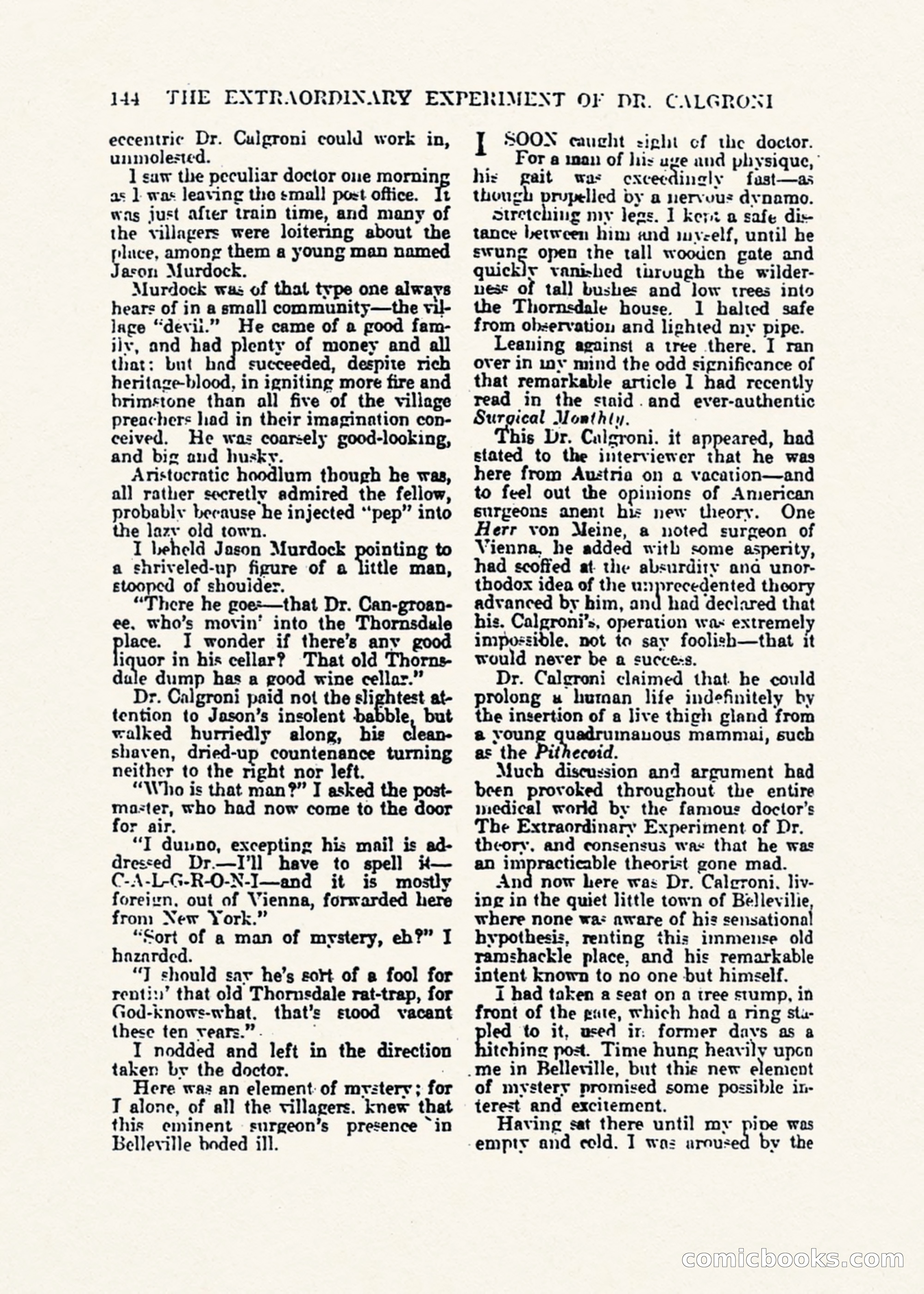 Weird Tales, Vol. 1, No. 1 — page 145 of 194