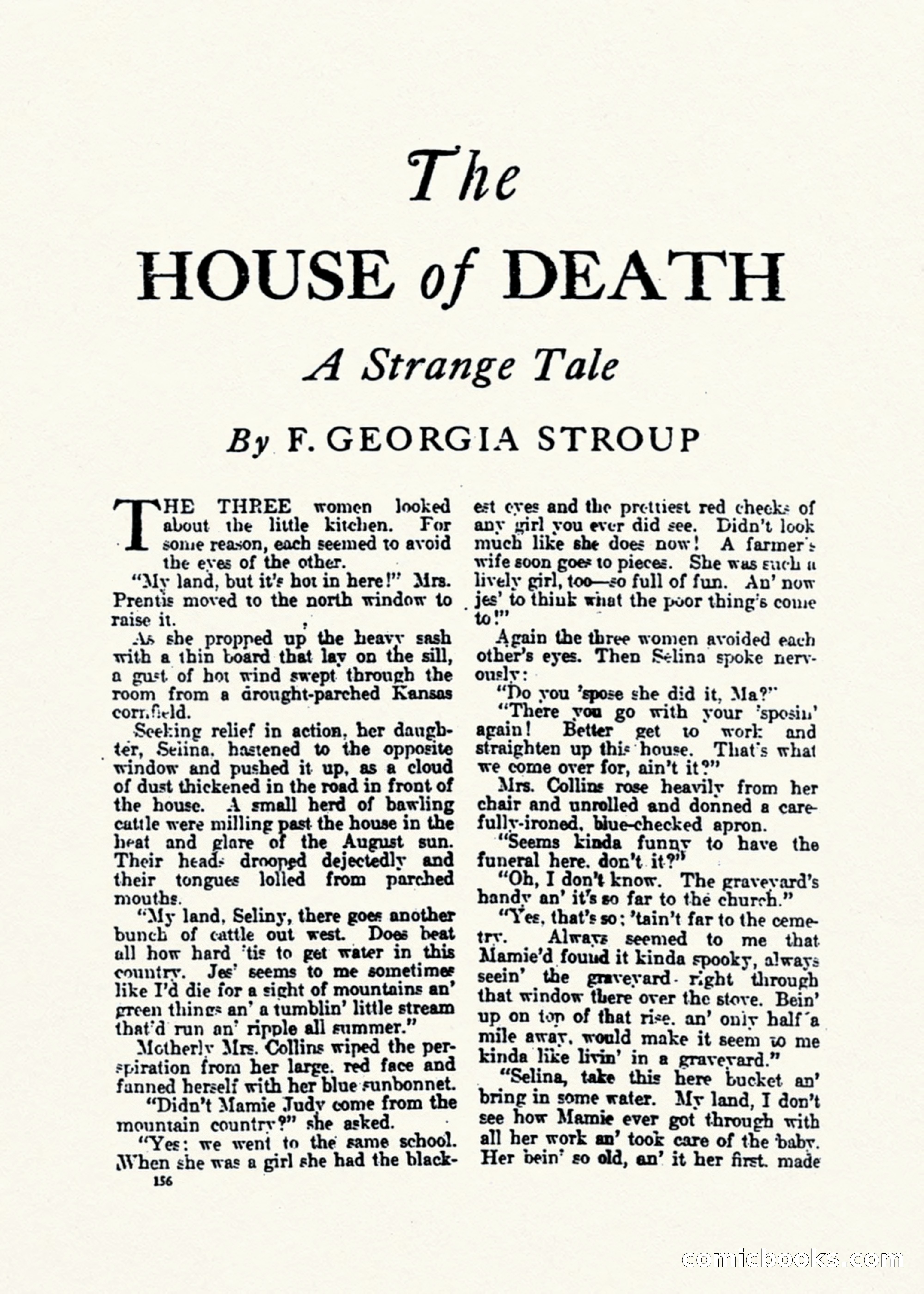 Weird Tales, Vol. 1, No. 1 — page 157 of 194