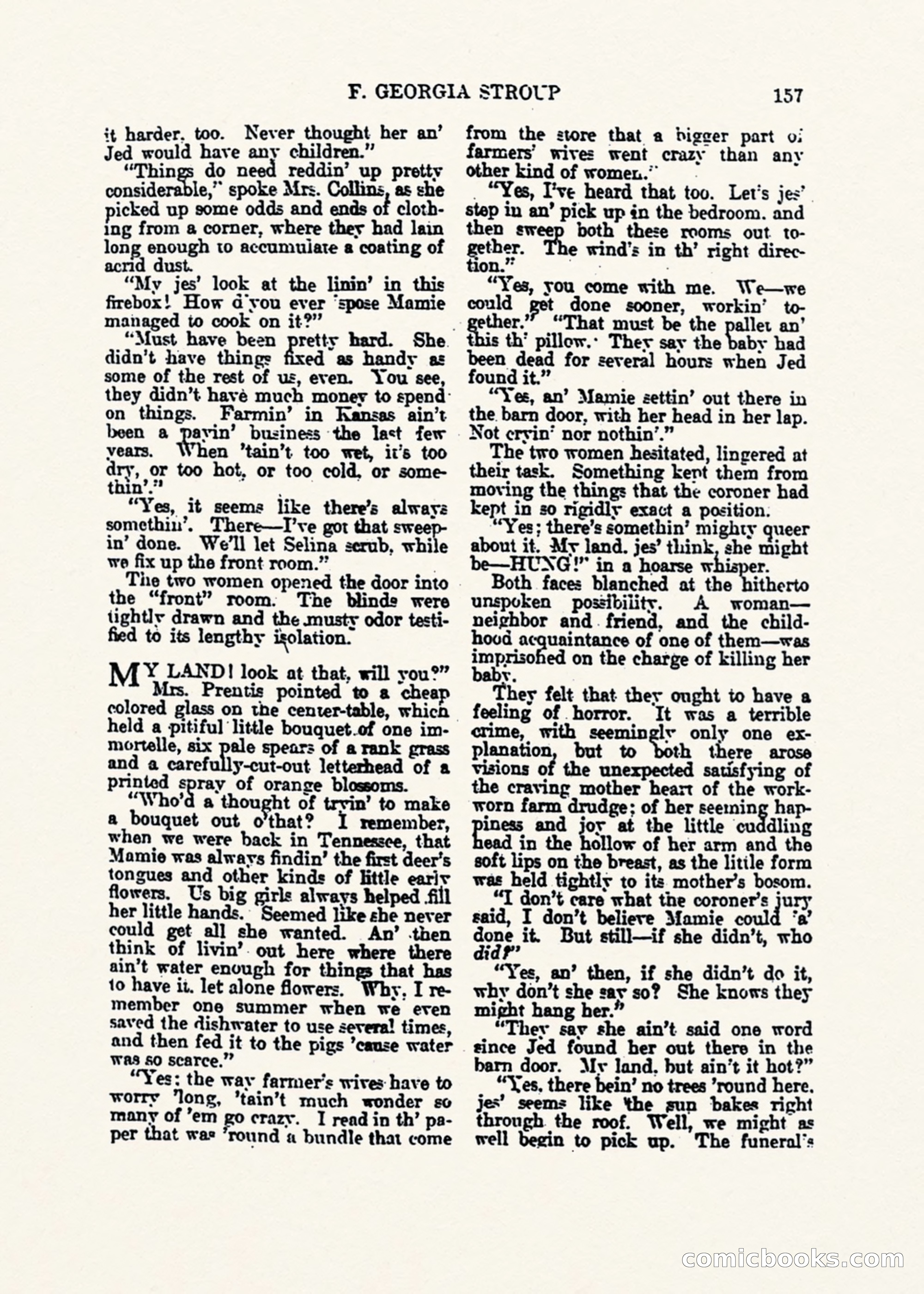 Weird Tales, Vol. 1, No. 1 — page 158 of 194