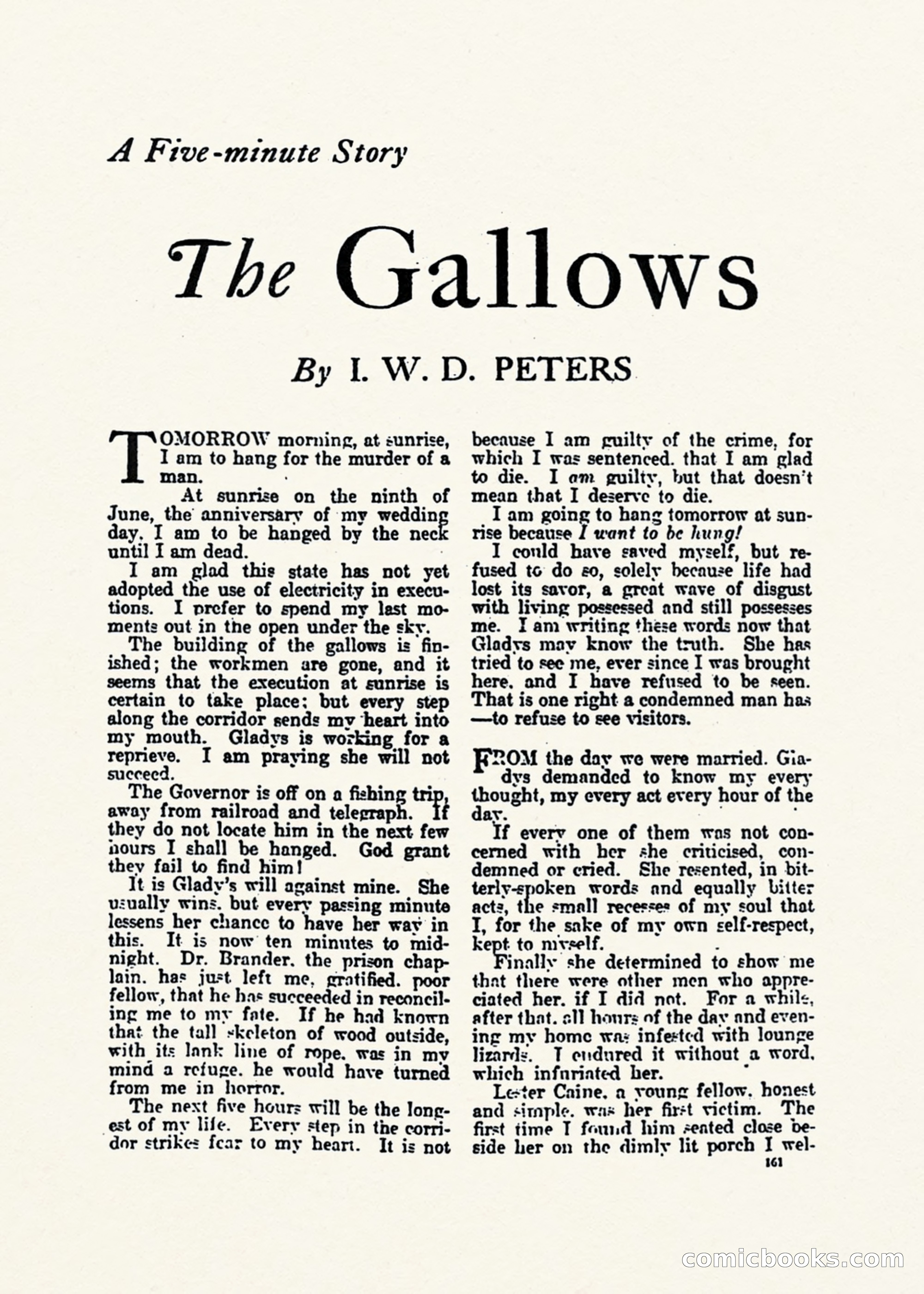 Weird Tales, Vol. 1, No. 1 — page 162 of 194