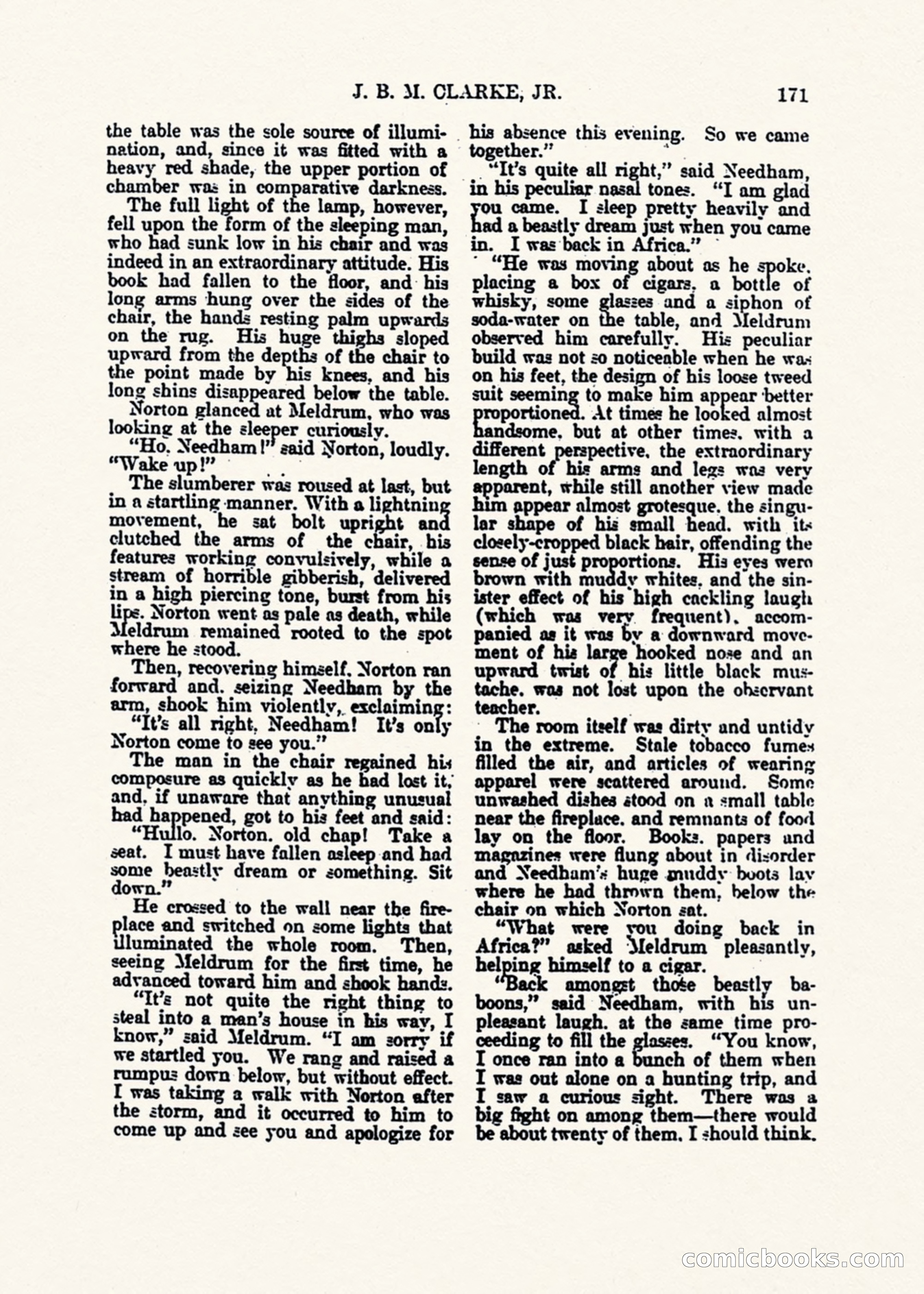 Weird Tales, Vol. 1, No. 1 — page 172 of 194