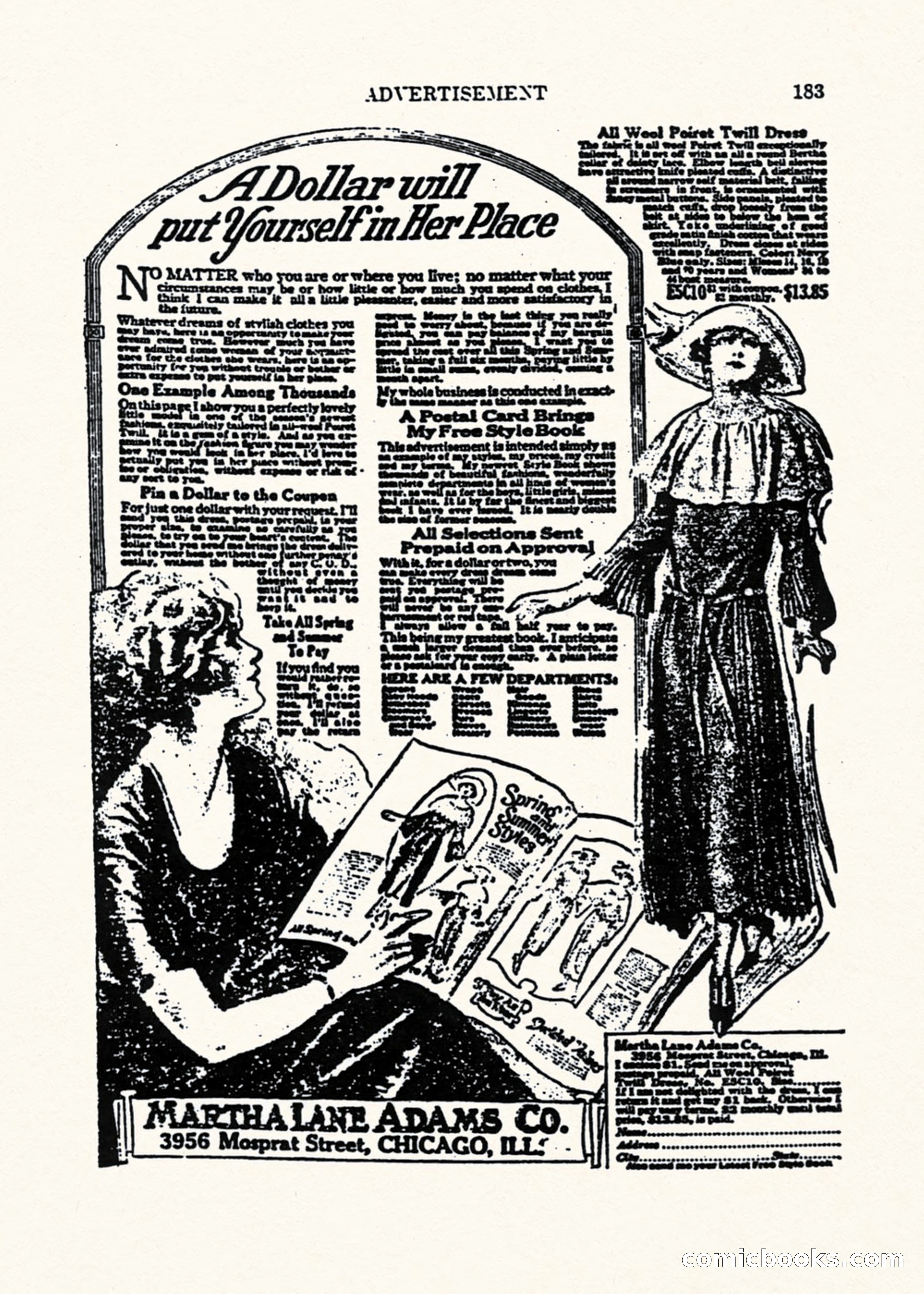 Weird Tales, Vol. 1, No. 1 — page 184 of 194
