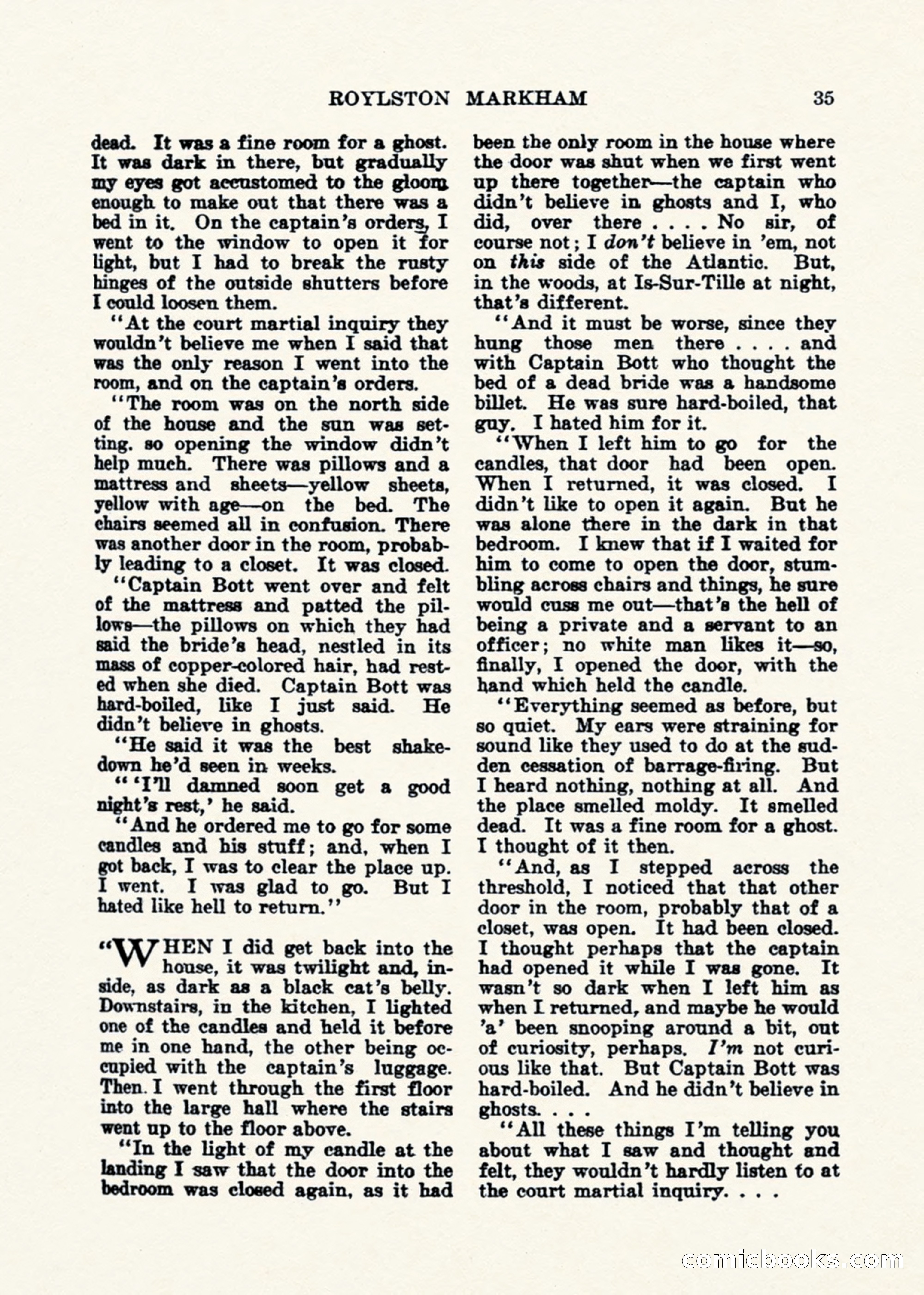 Weird Tales, Vol. 1, No. 2 — page 36 of 194