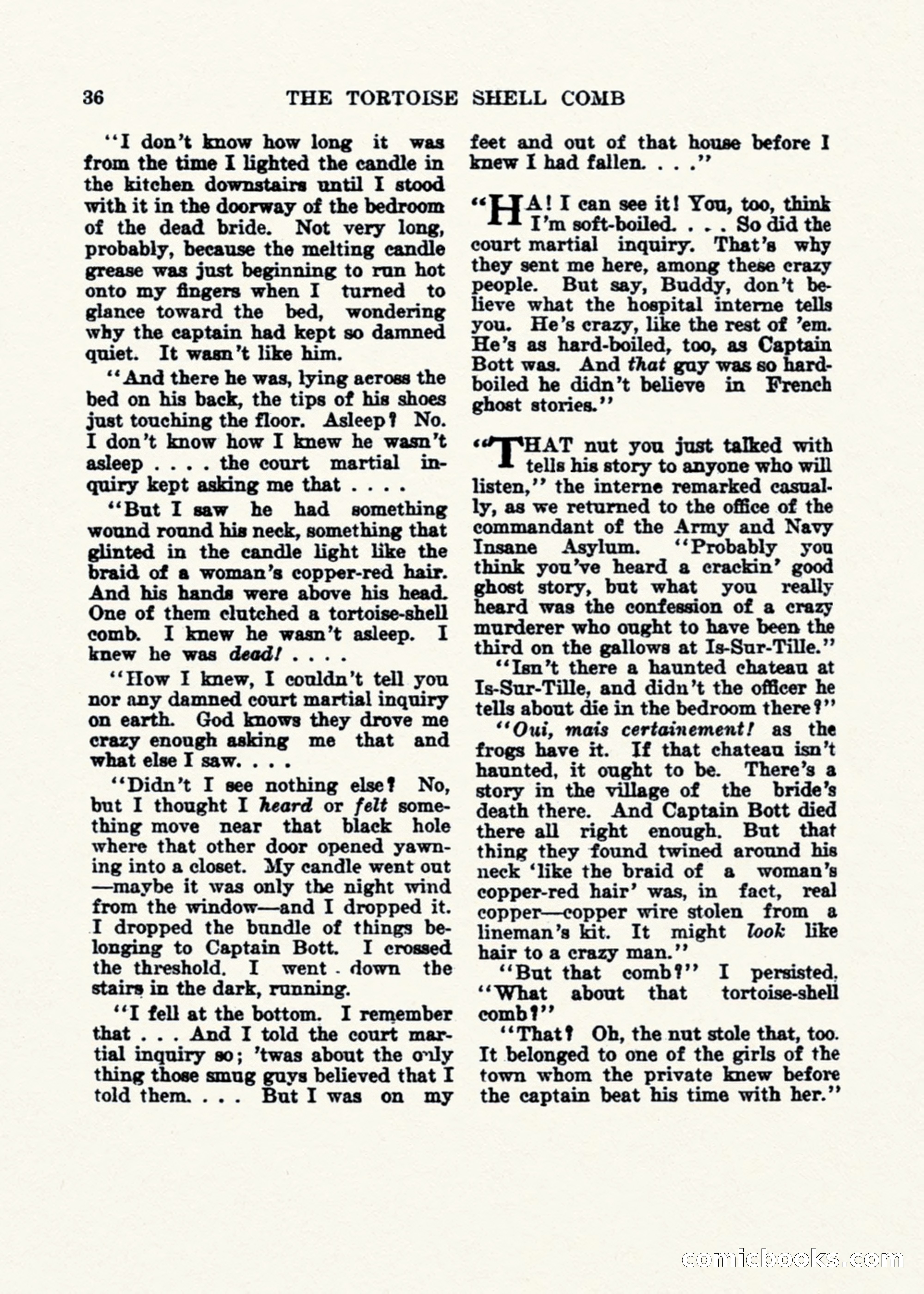 Weird Tales, Vol. 1, No. 2 — page 37 of 194