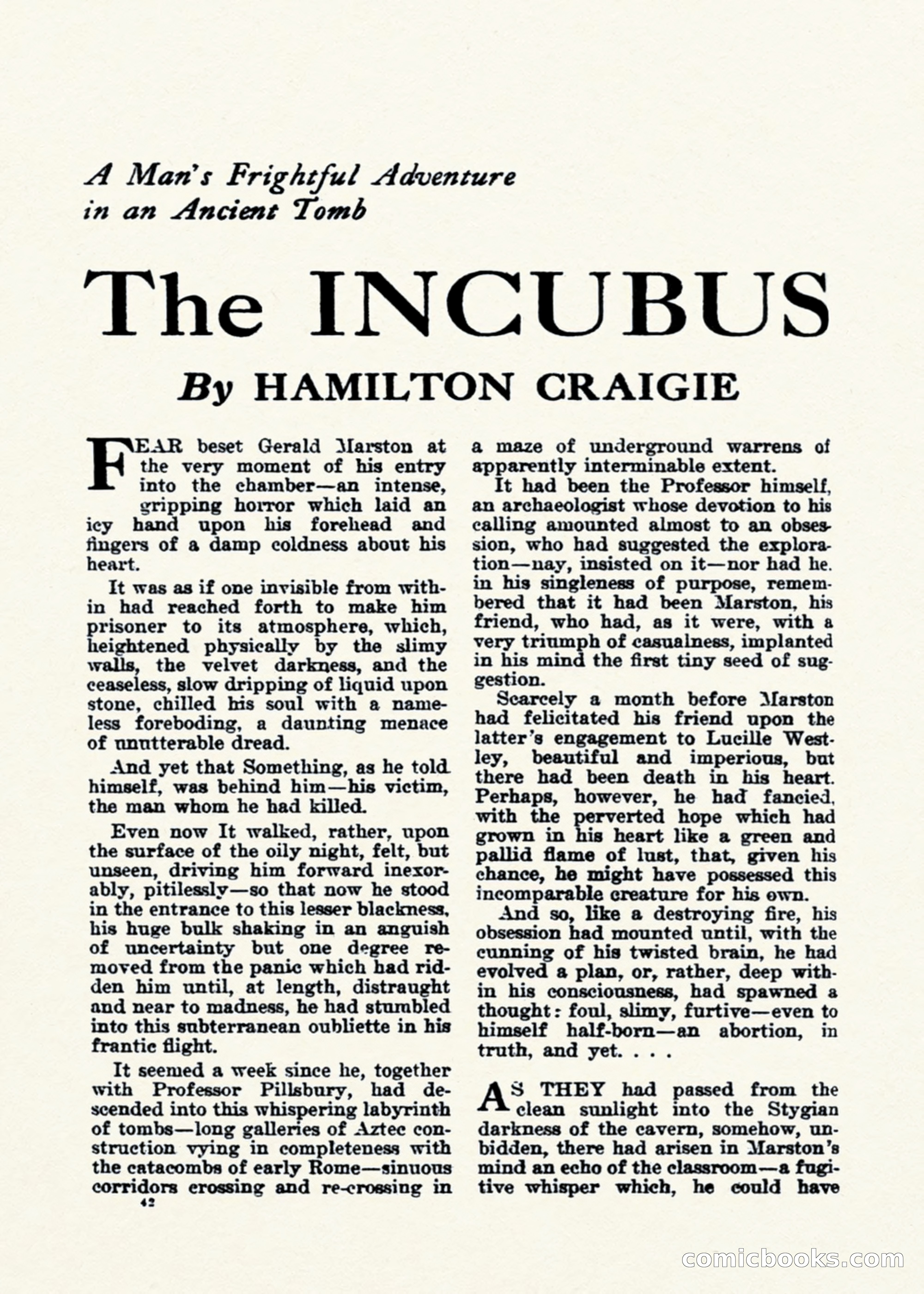 Weird Tales, Vol. 1, No. 2 — page 43 of 194