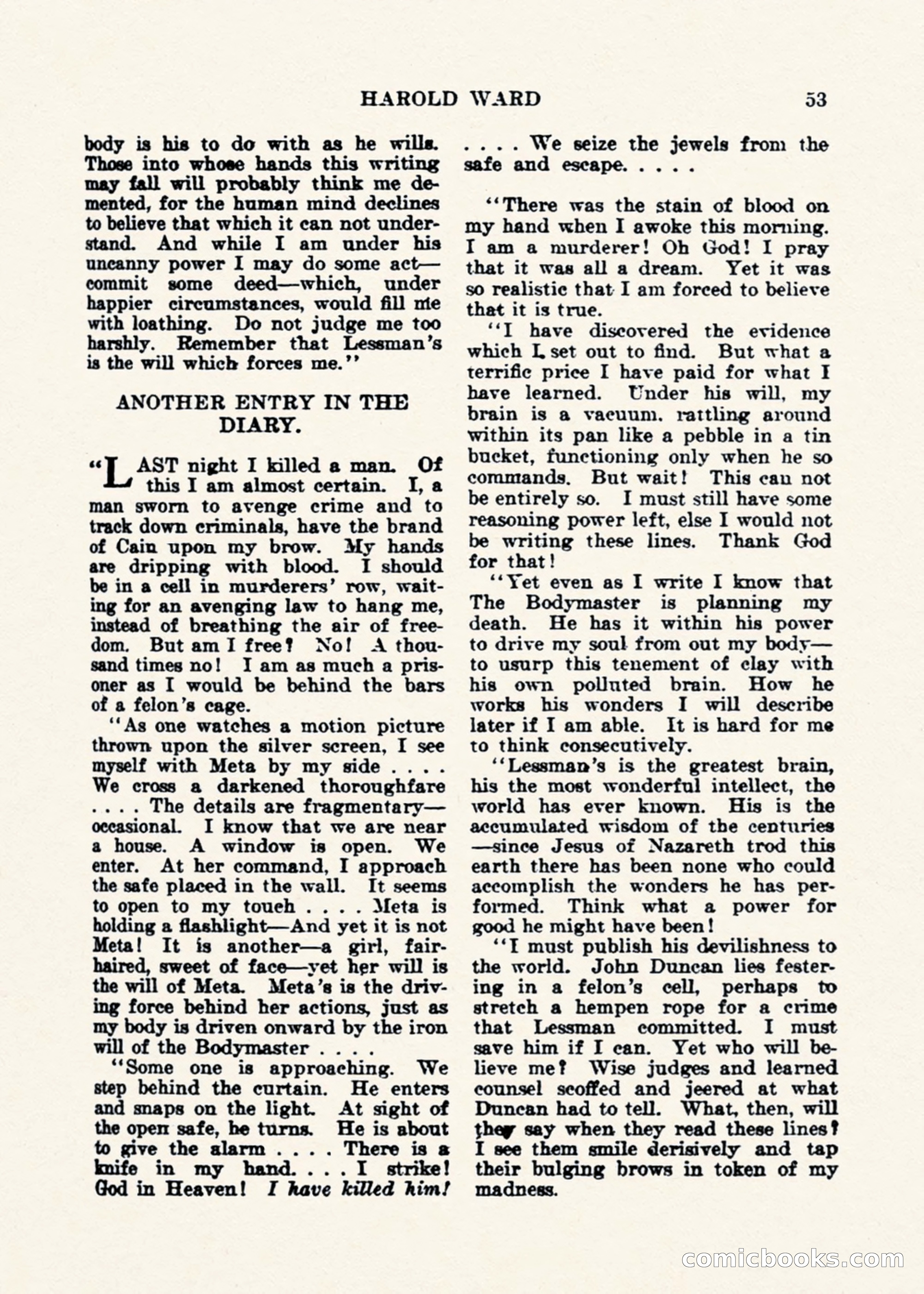 Weird Tales, Vol. 1, No. 2 — page 54 of 194