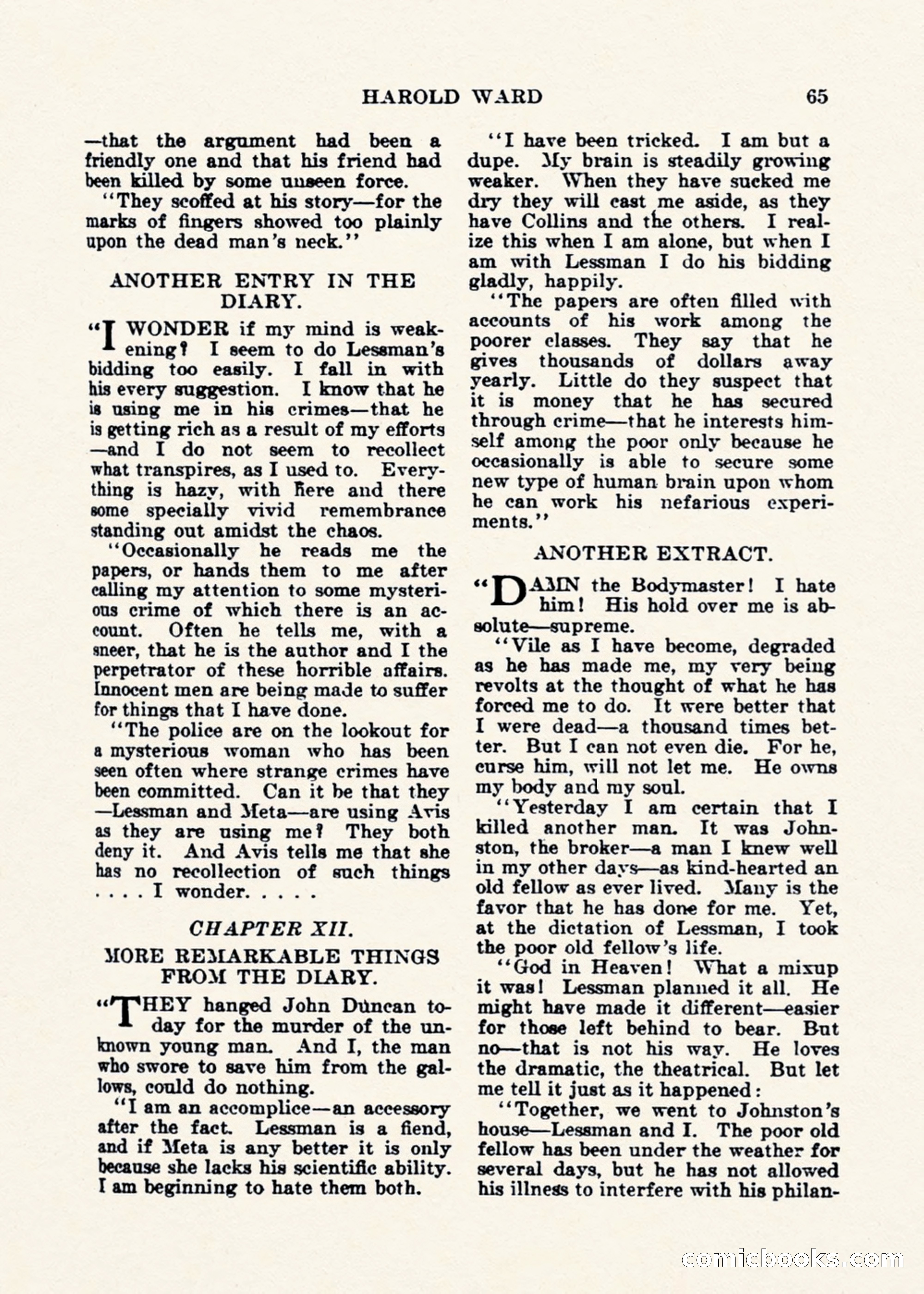 Weird Tales, Vol. 1, No. 2 — page 66 of 194