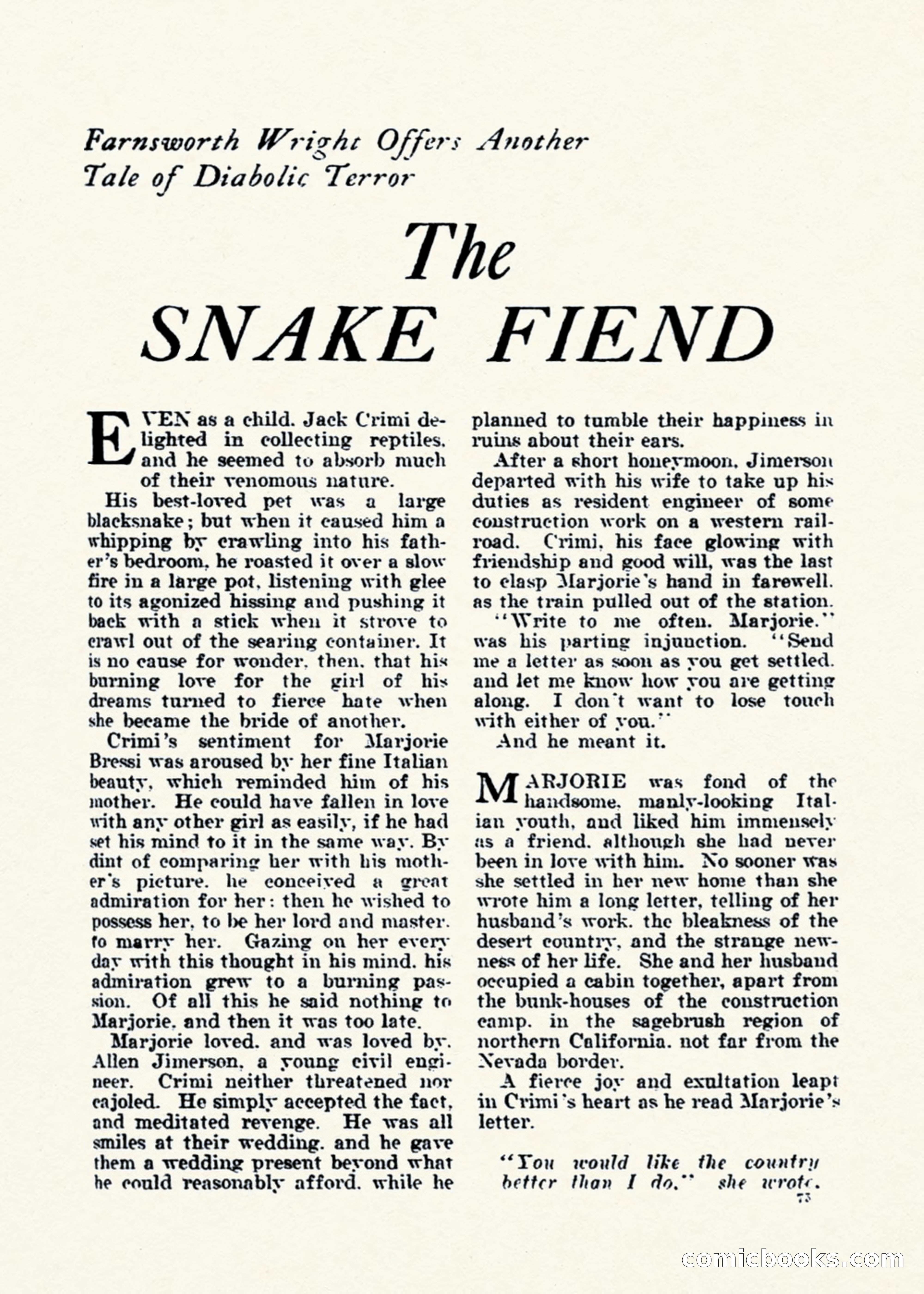 Weird Tales, Vol. 1, No. 2 — page 76 of 194