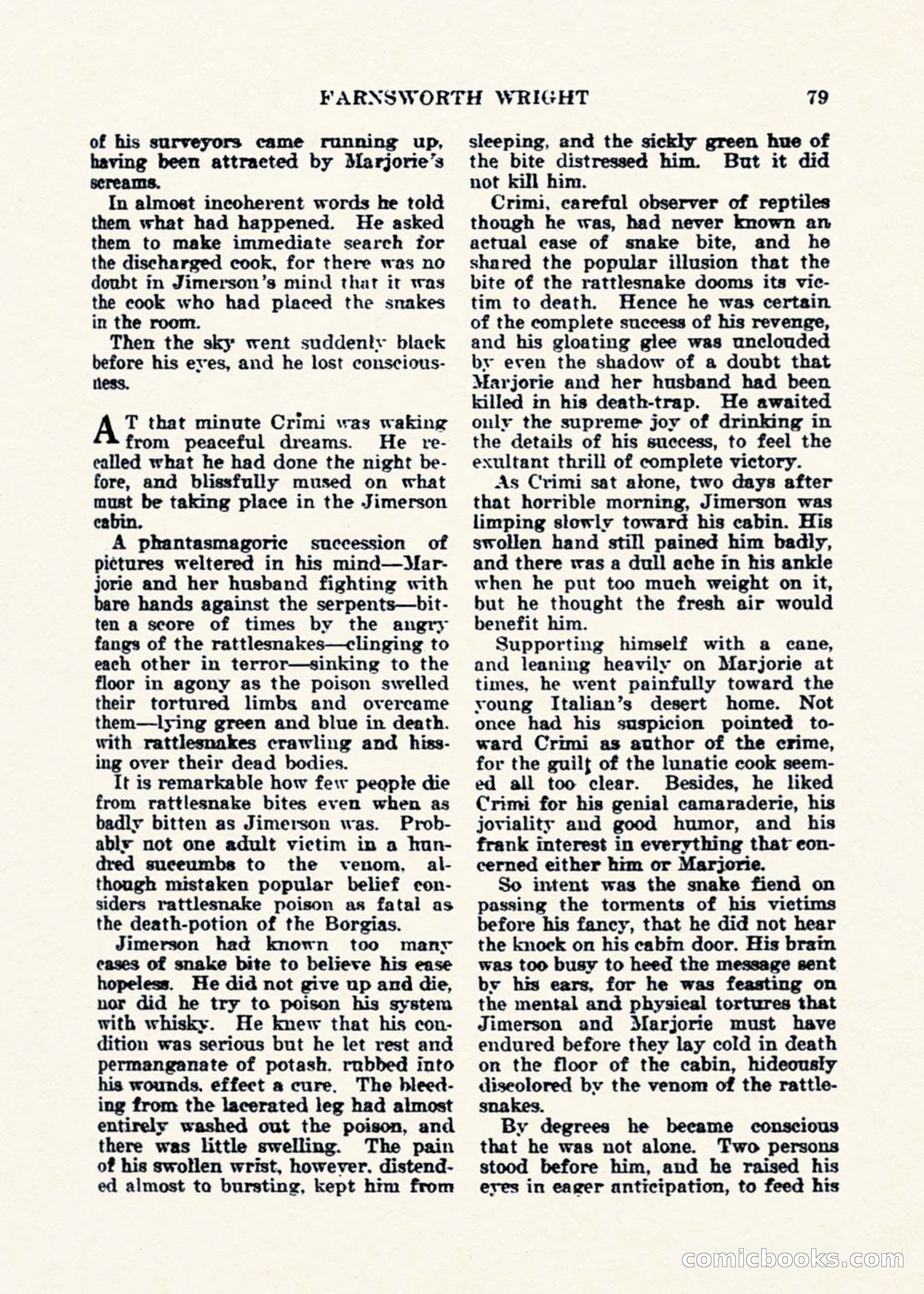 Weird Tales, Vol. 1, No. 2 — page 80 of 194