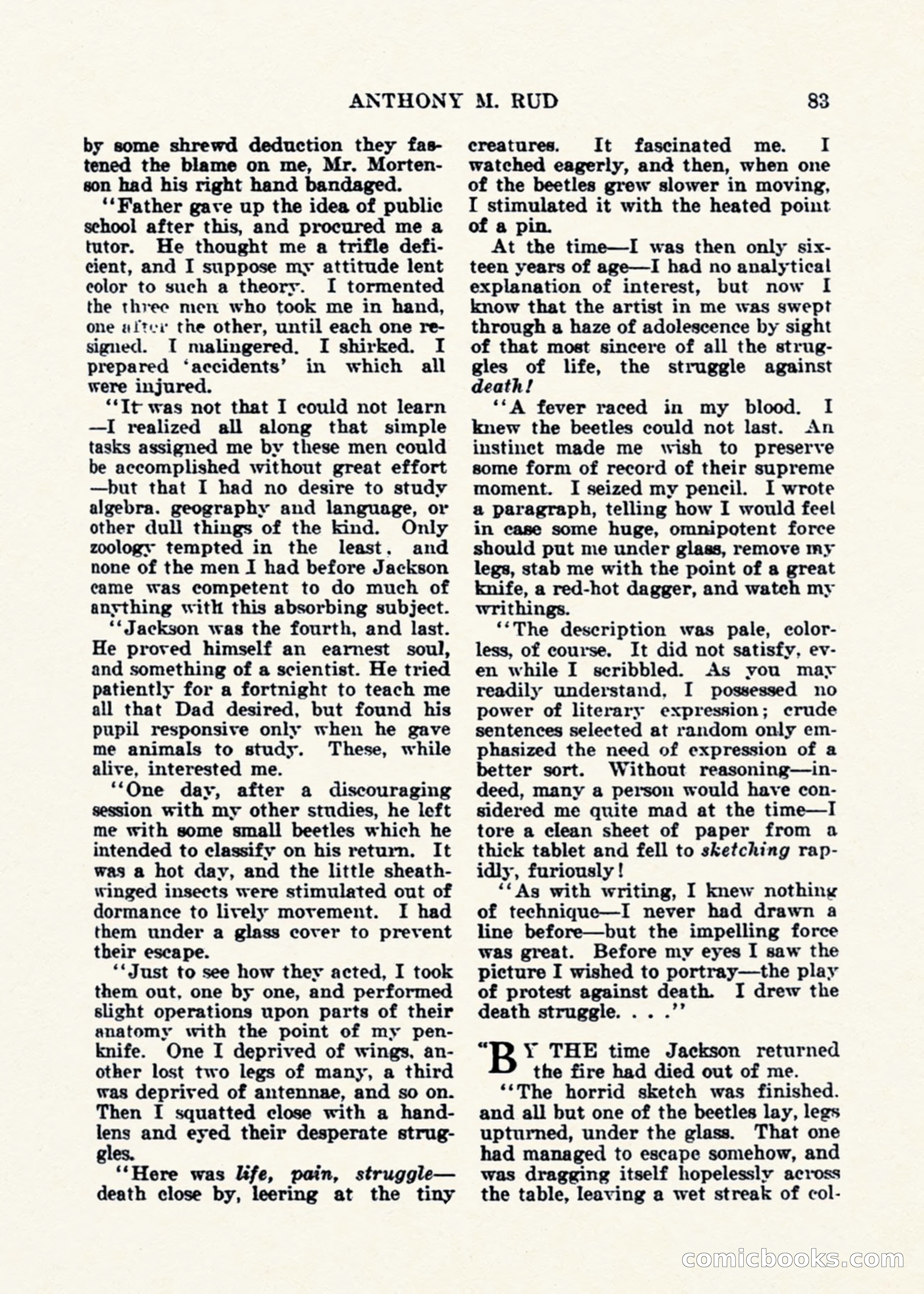 Weird Tales, Vol. 1, No. 2 — page 84 of 194