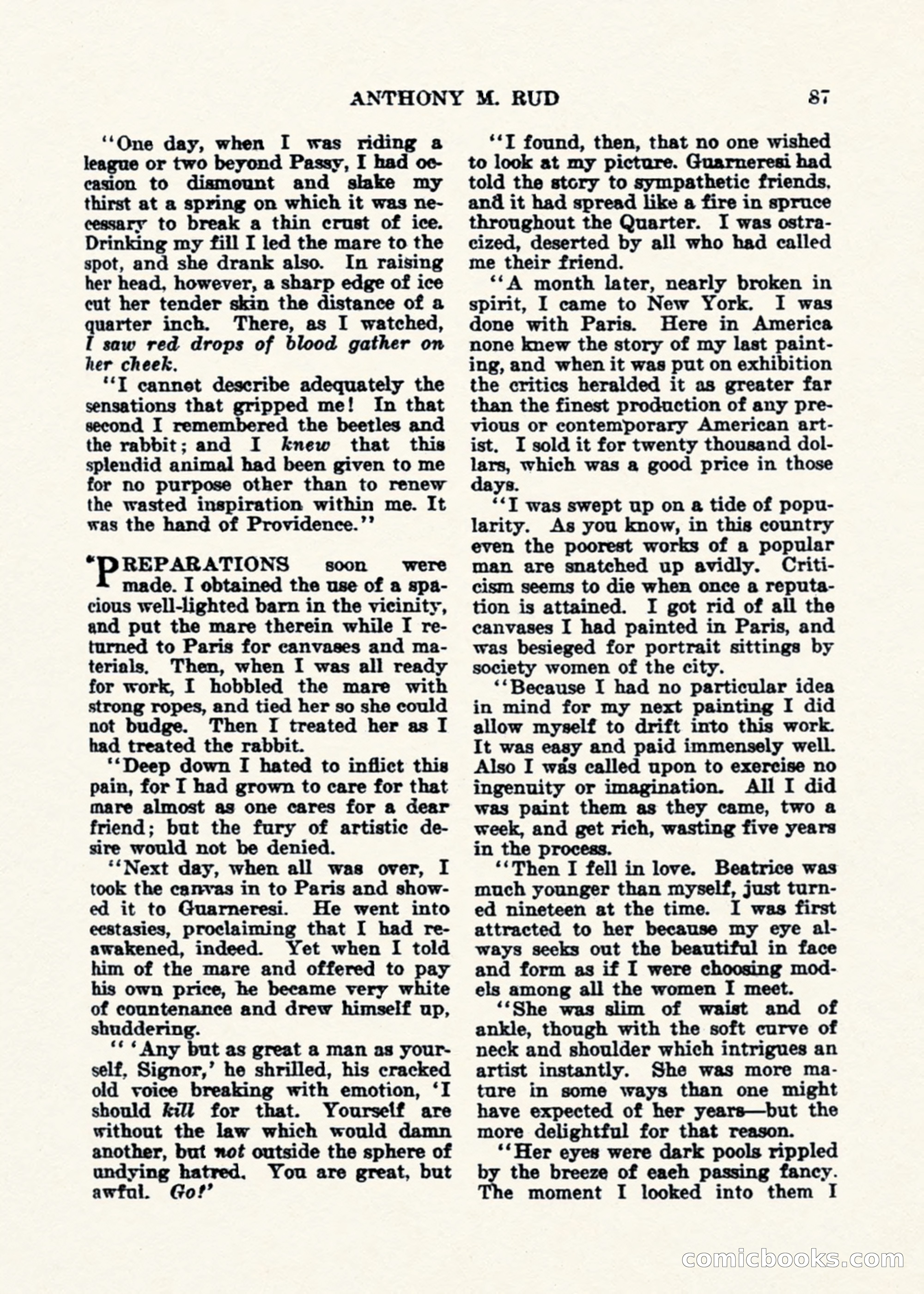 Weird Tales, Vol. 1, No. 2 — page 88 of 194