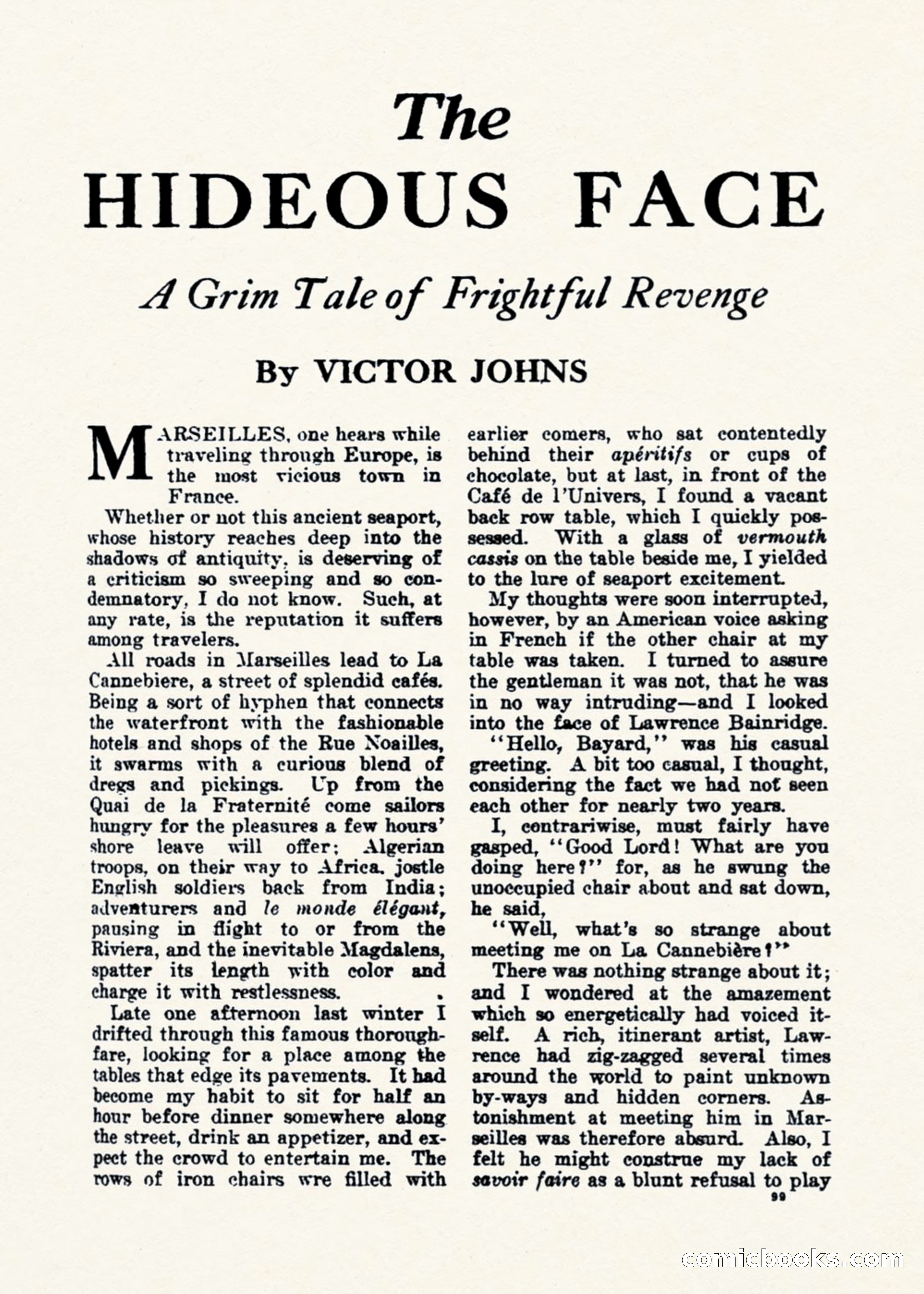 Weird Tales, Vol. 1, No. 2 — page 100 of 194