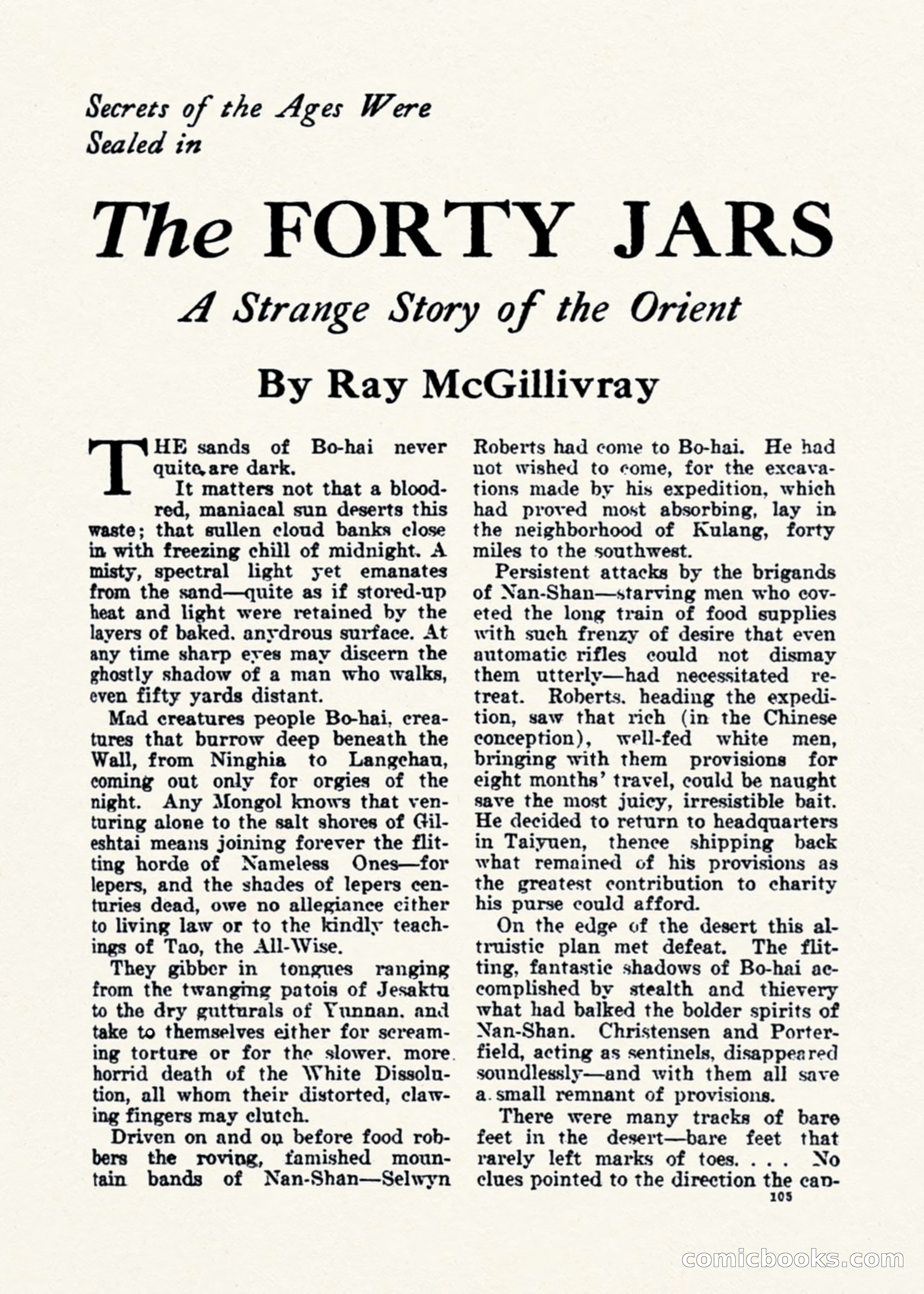 Weird Tales, Vol. 1, No. 2 — page 106 of 194