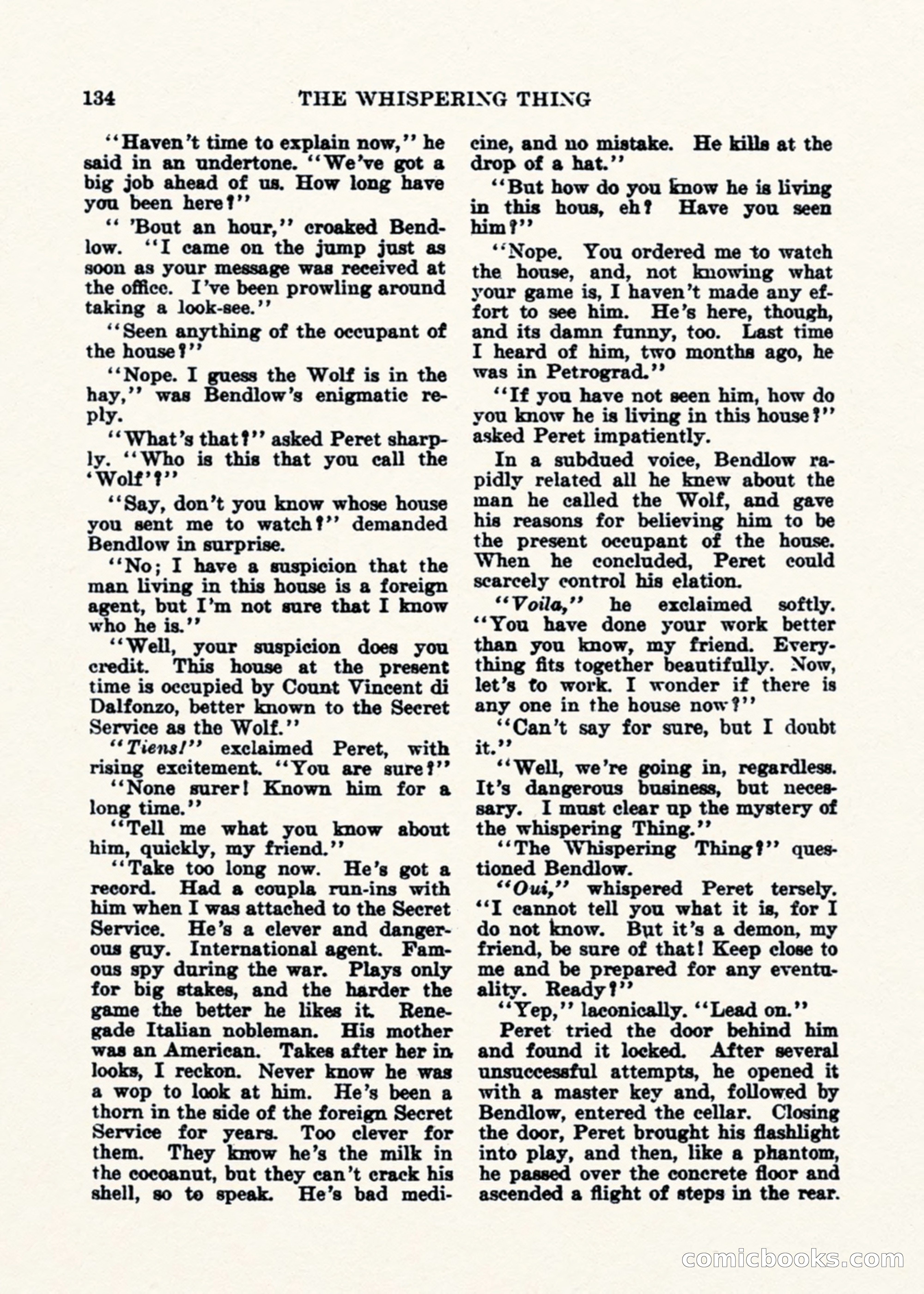 Weird Tales, Vol. 1, No. 2 — page 135 of 194