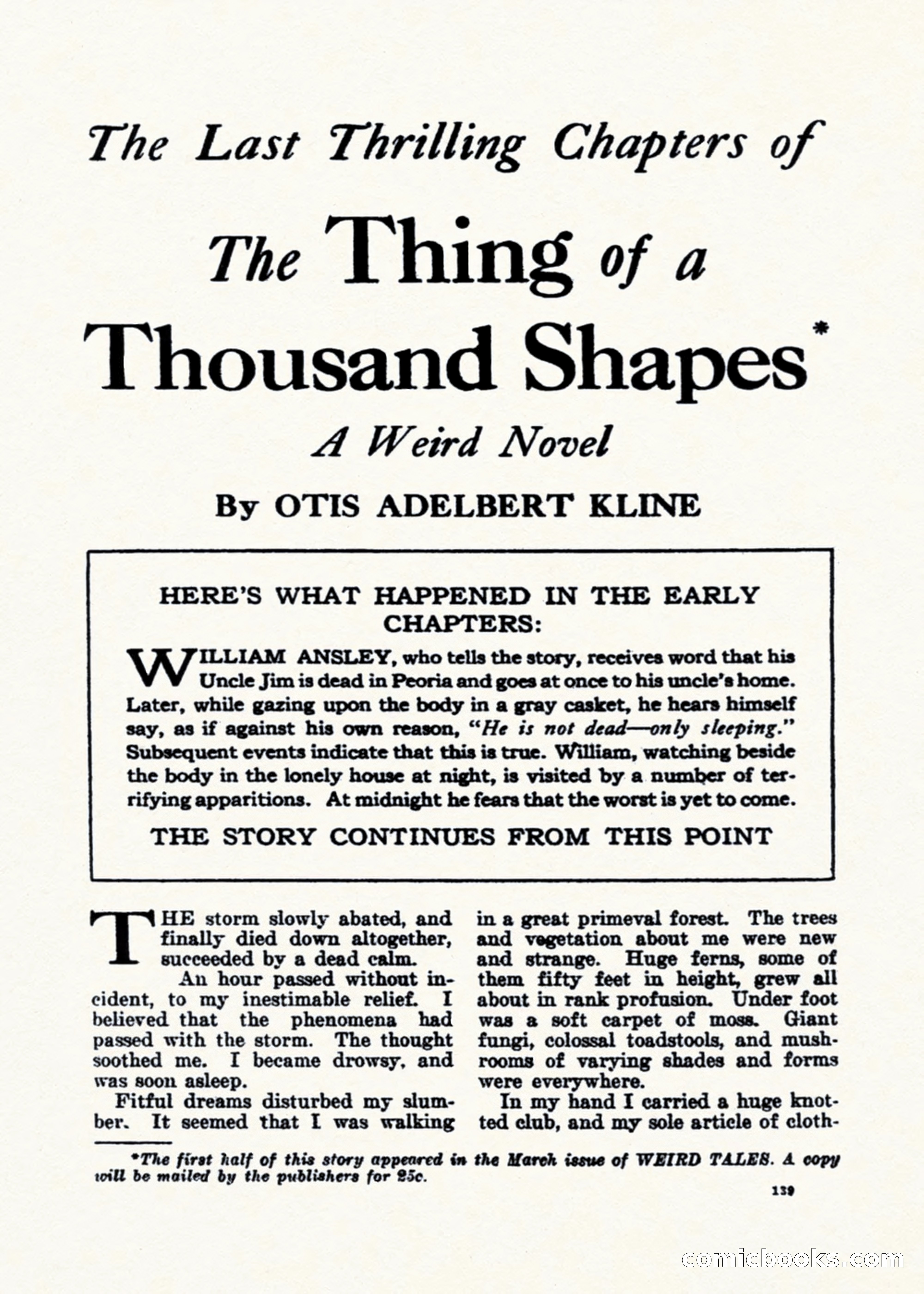 Weird Tales, Vol. 1, No. 2 — page 140 of 194