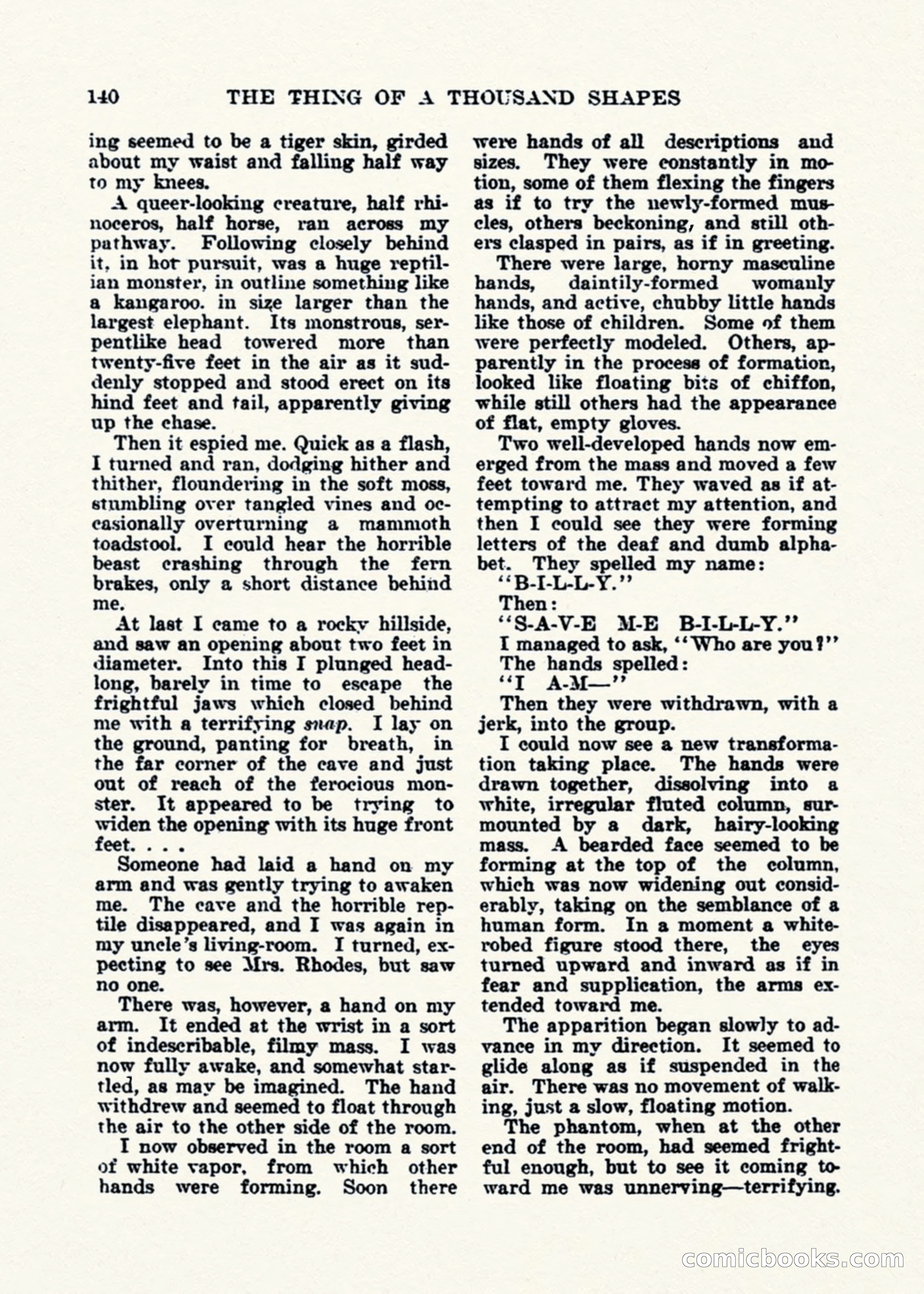 Weird Tales, Vol. 1, No. 2 — page 141 of 194