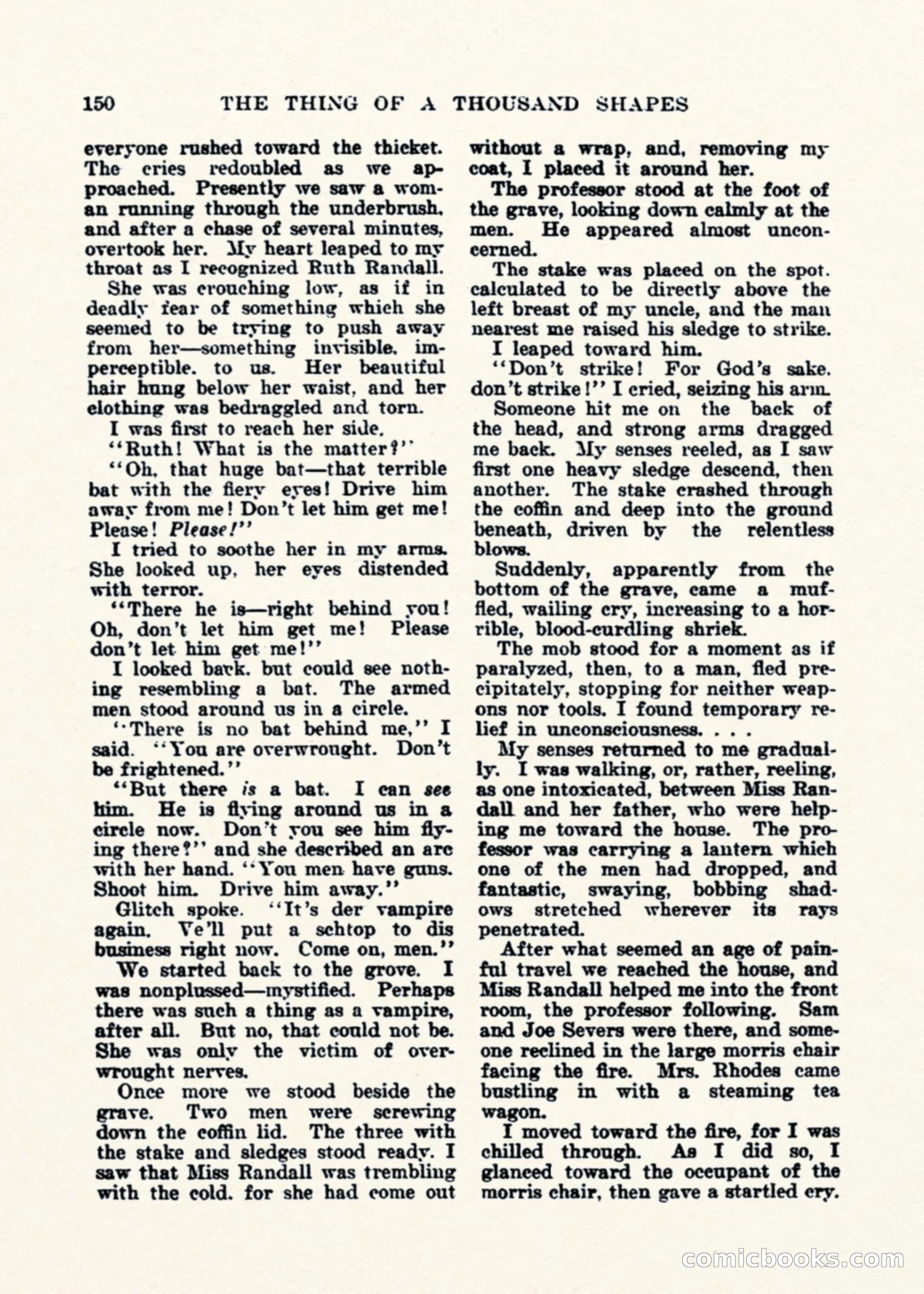 Weird Tales, Vol. 1, No. 2 — page 151 of 194