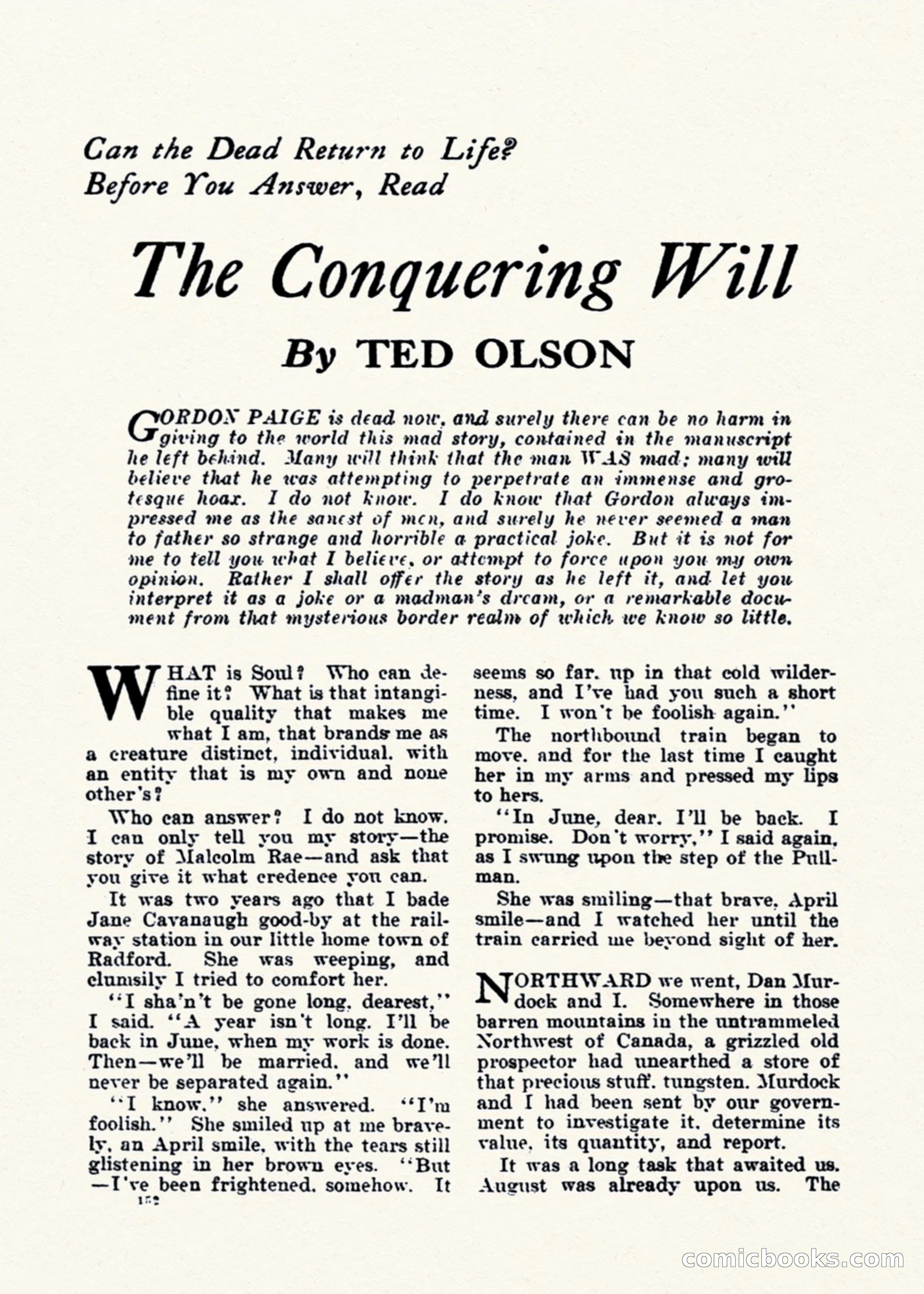 Weird Tales, Vol. 1, No. 2 — page 153 of 194