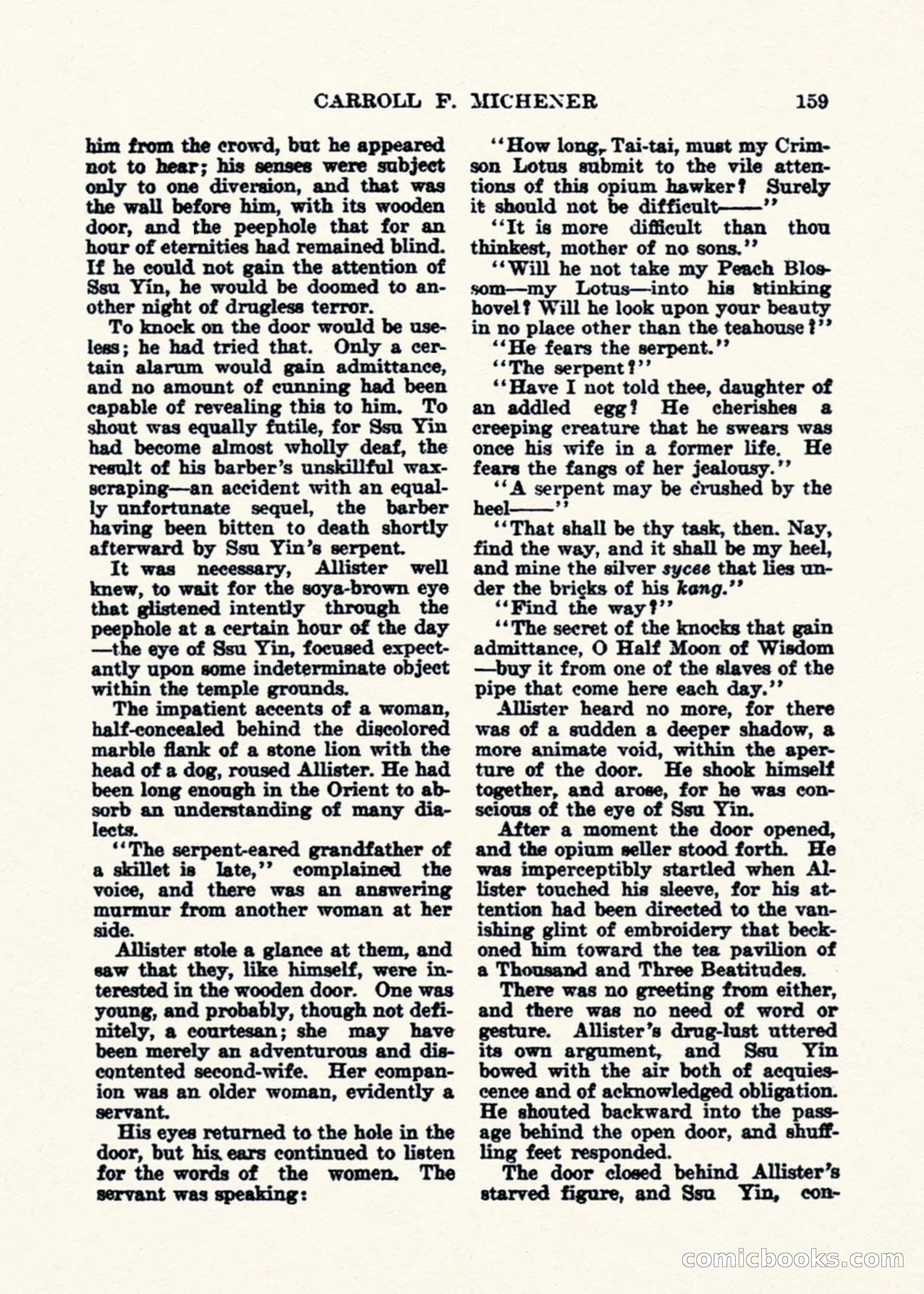 Weird Tales, Vol. 1, No. 2 — page 160 of 194