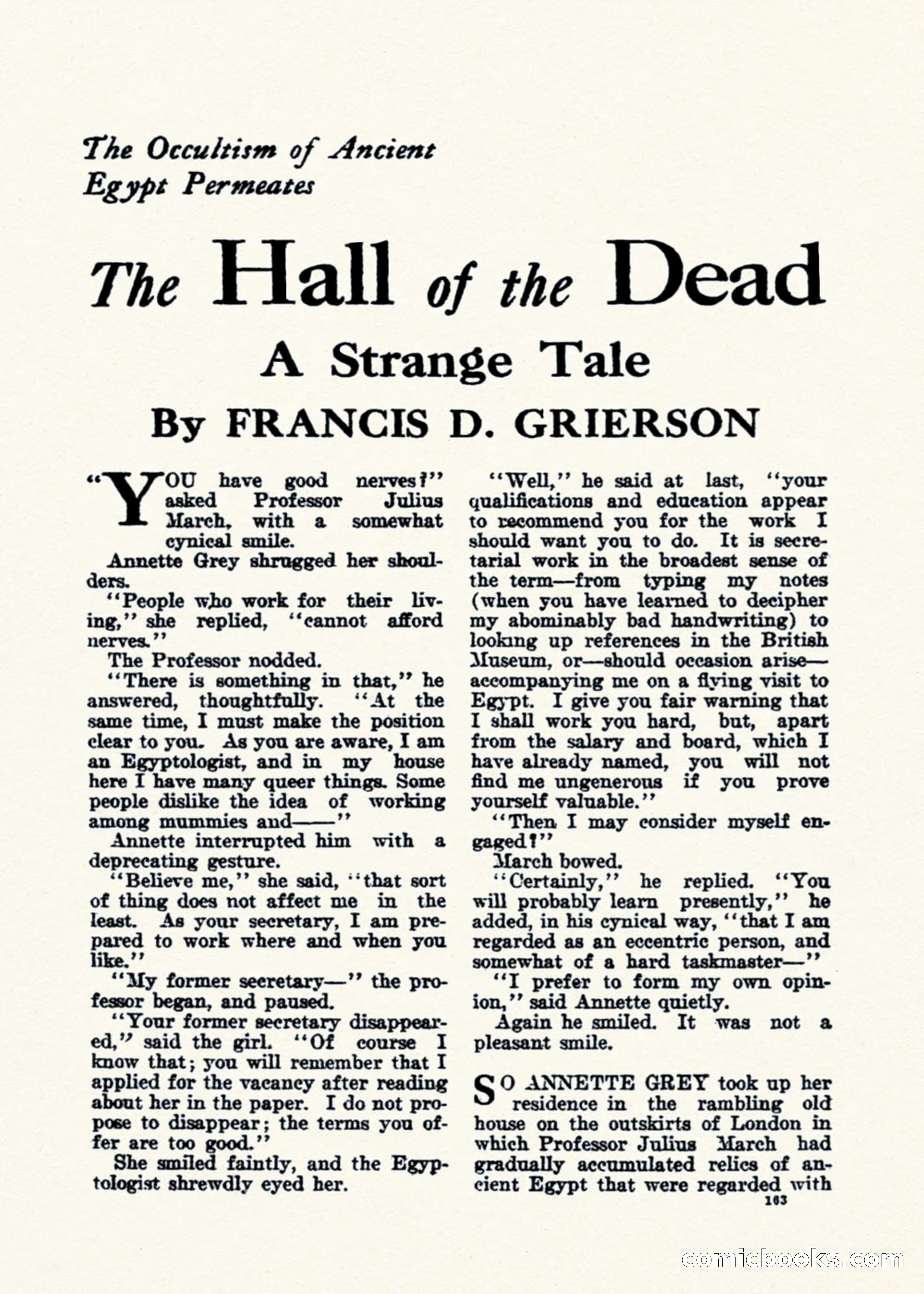 Weird Tales, Vol. 1, No. 2 — page 164 of 194