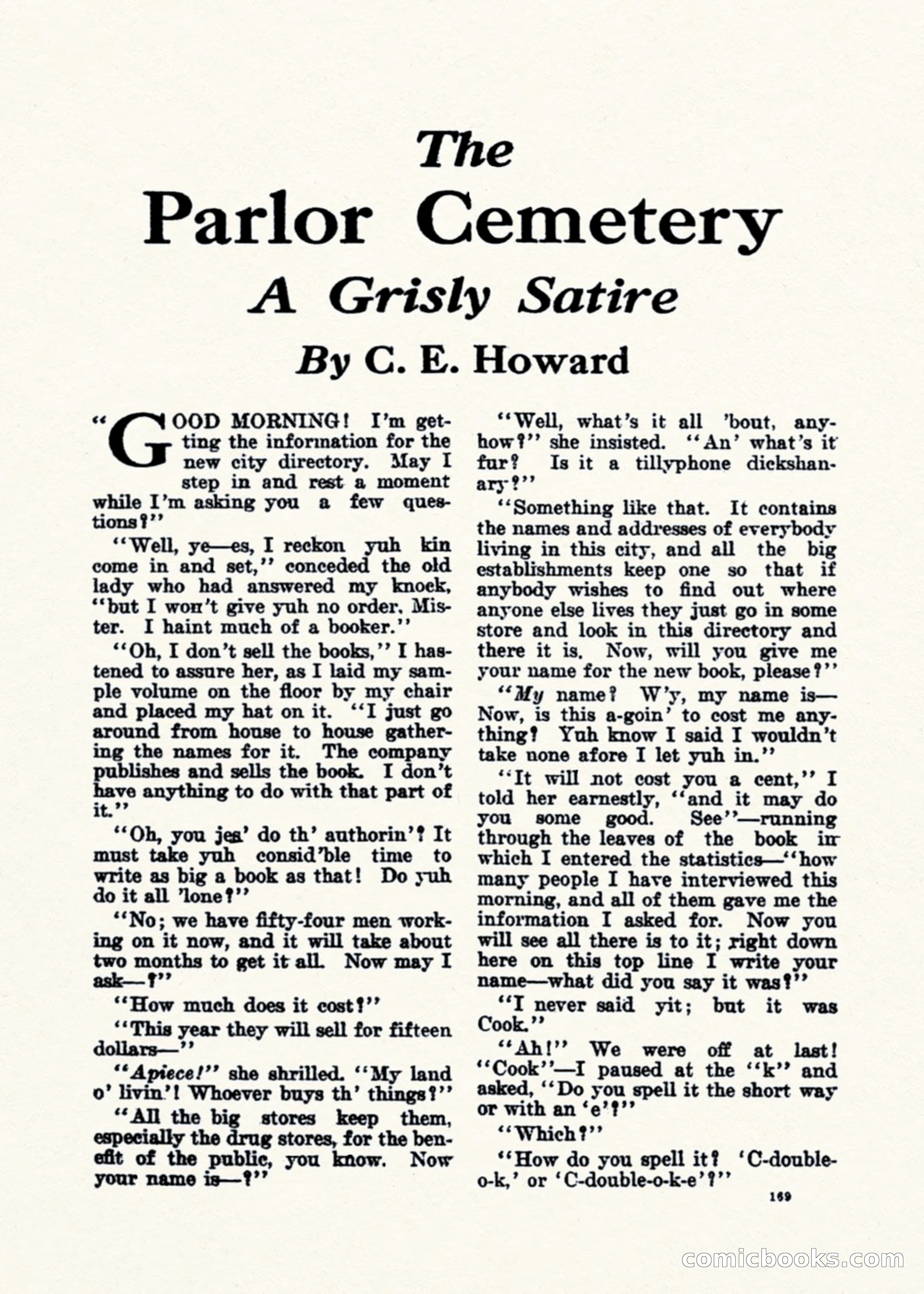 Weird Tales, Vol. 1, No. 2 — page 170 of 194