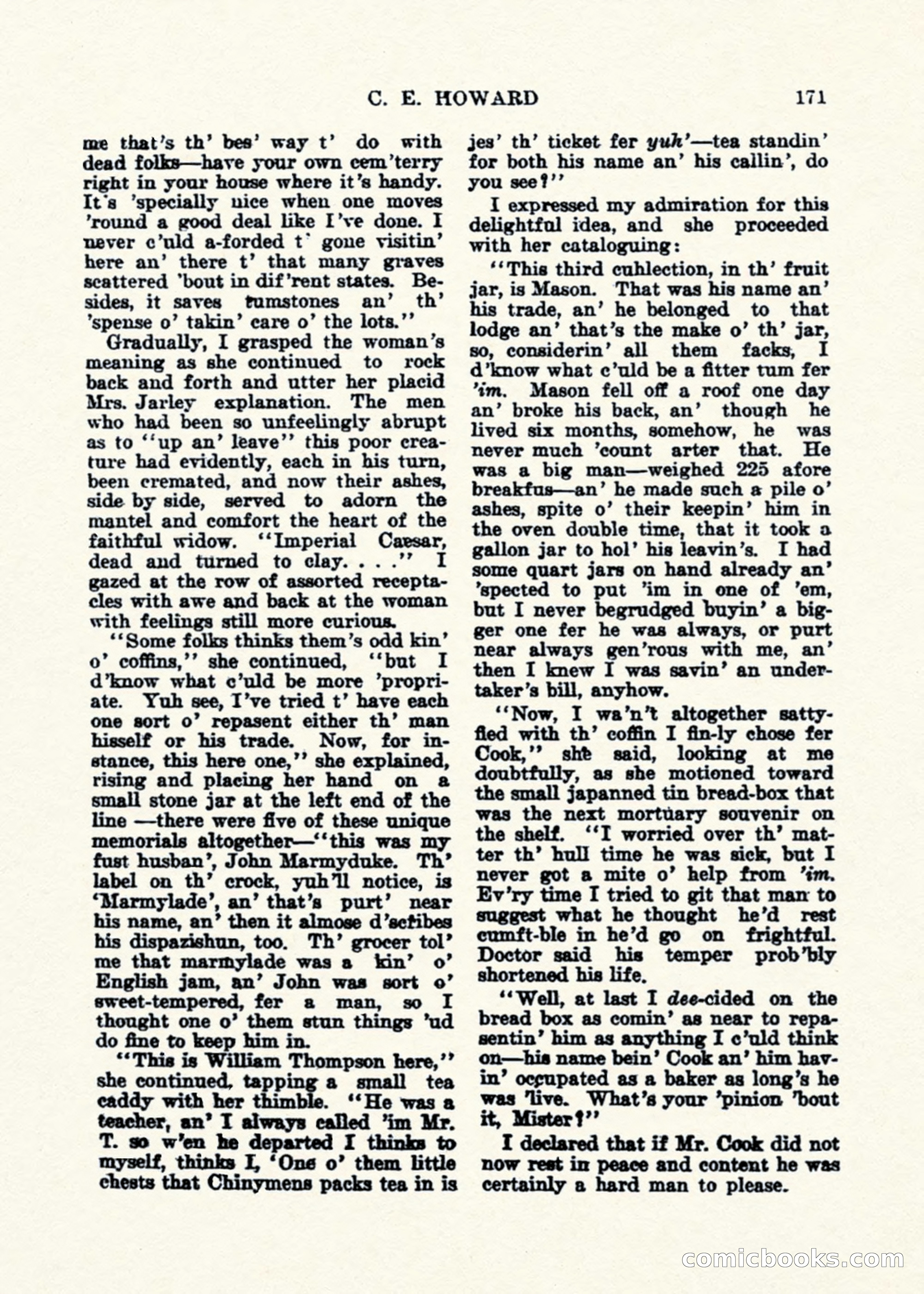Weird Tales, Vol. 1, No. 2 — page 172 of 194