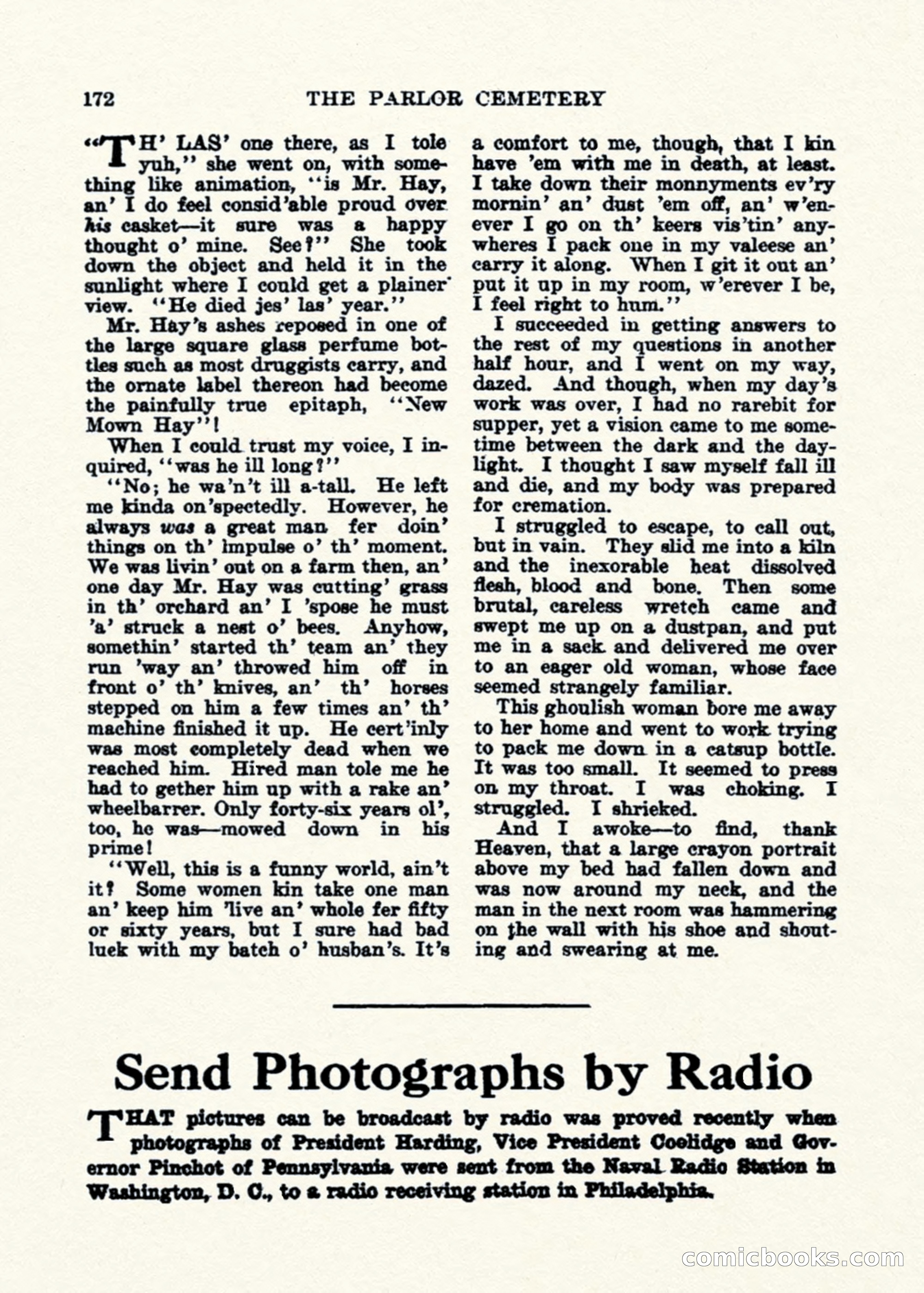 Weird Tales, Vol. 1, No. 2 — page 173 of 194