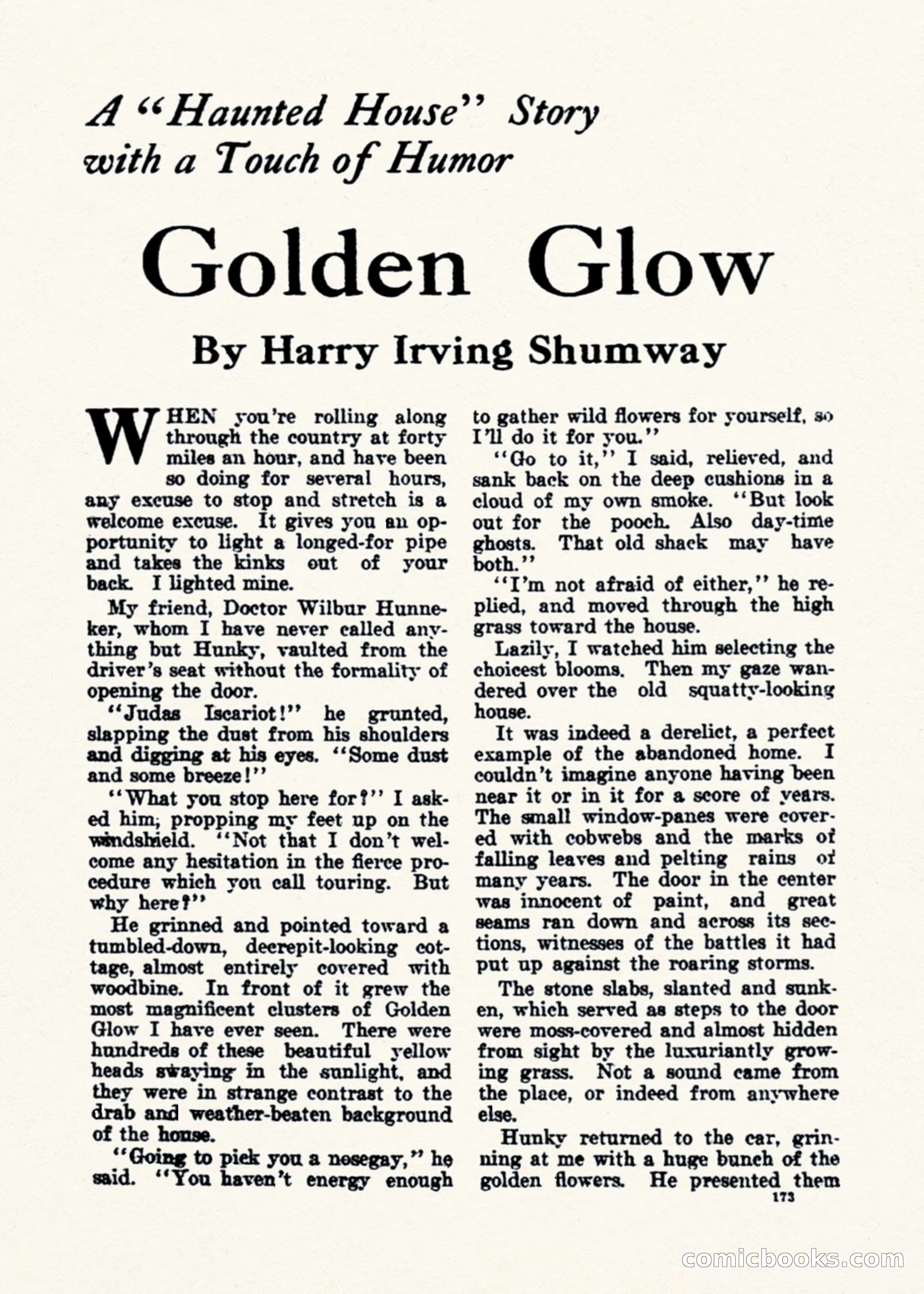 Weird Tales, Vol. 1, No. 2 — page 174 of 194