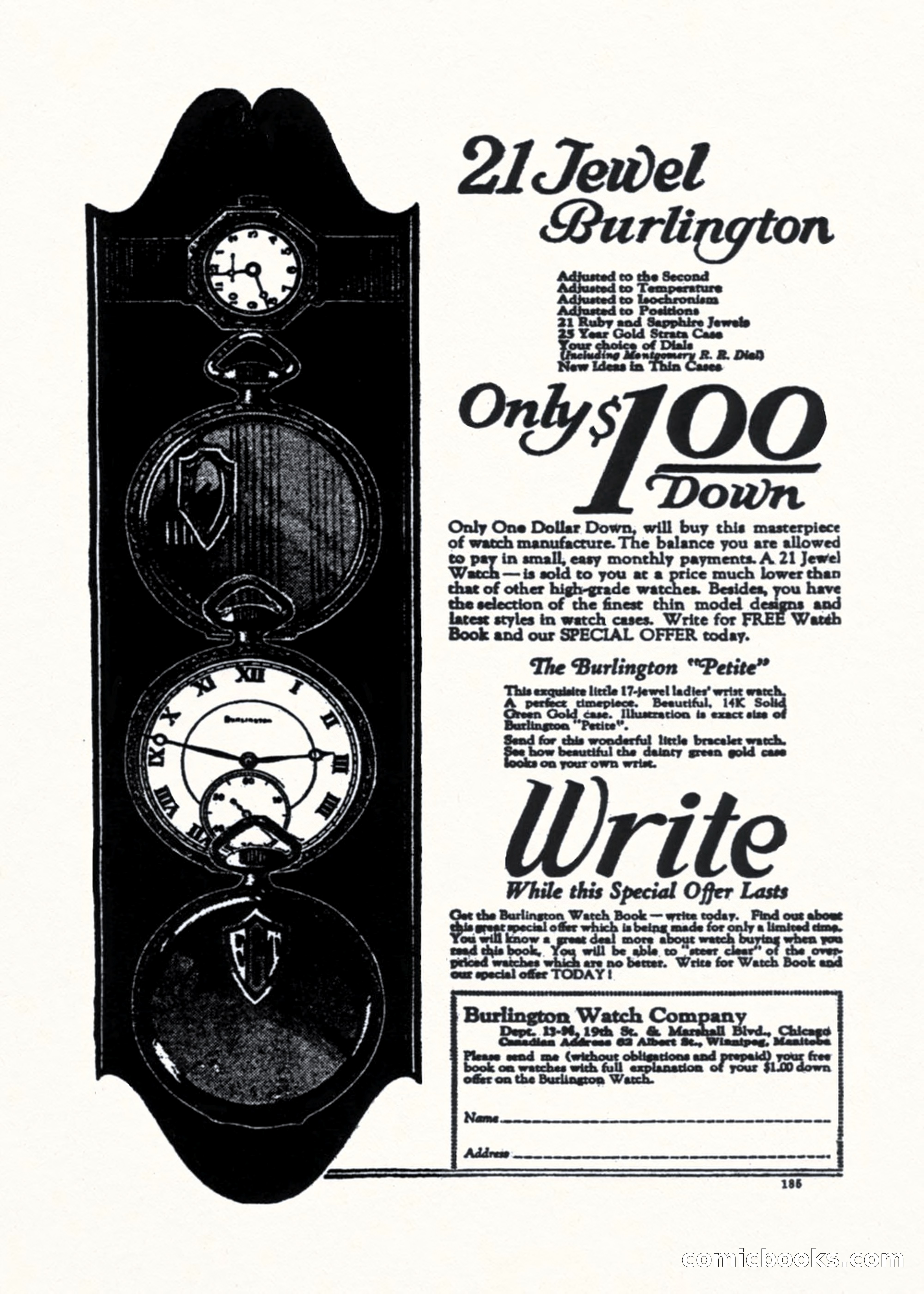 Weird Tales, Vol. 1, No. 2 — page 186 of 194