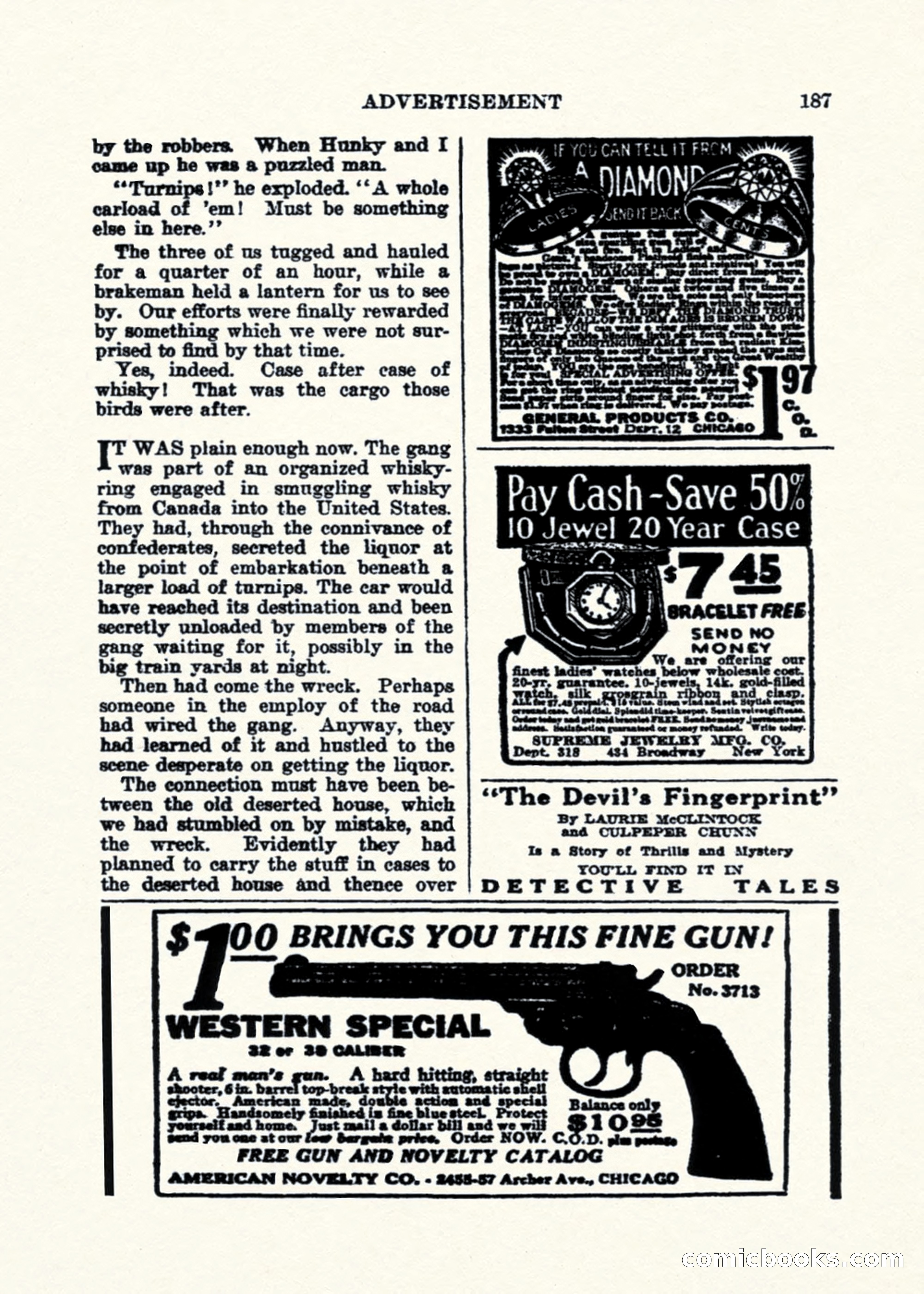 Weird Tales, Vol. 1, No. 2 — page 188 of 194