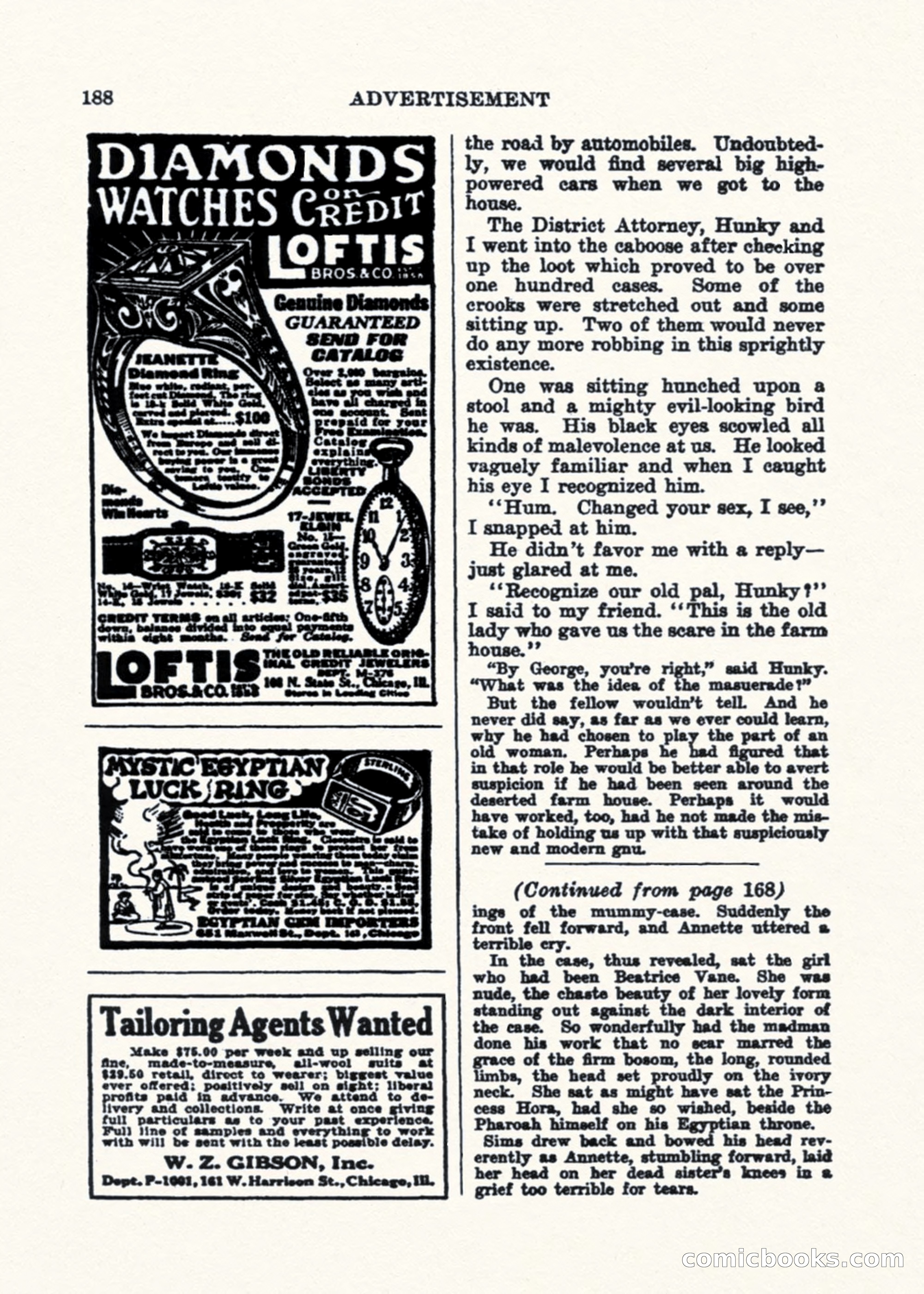 Weird Tales, Vol. 1, No. 2 — page 189 of 194
