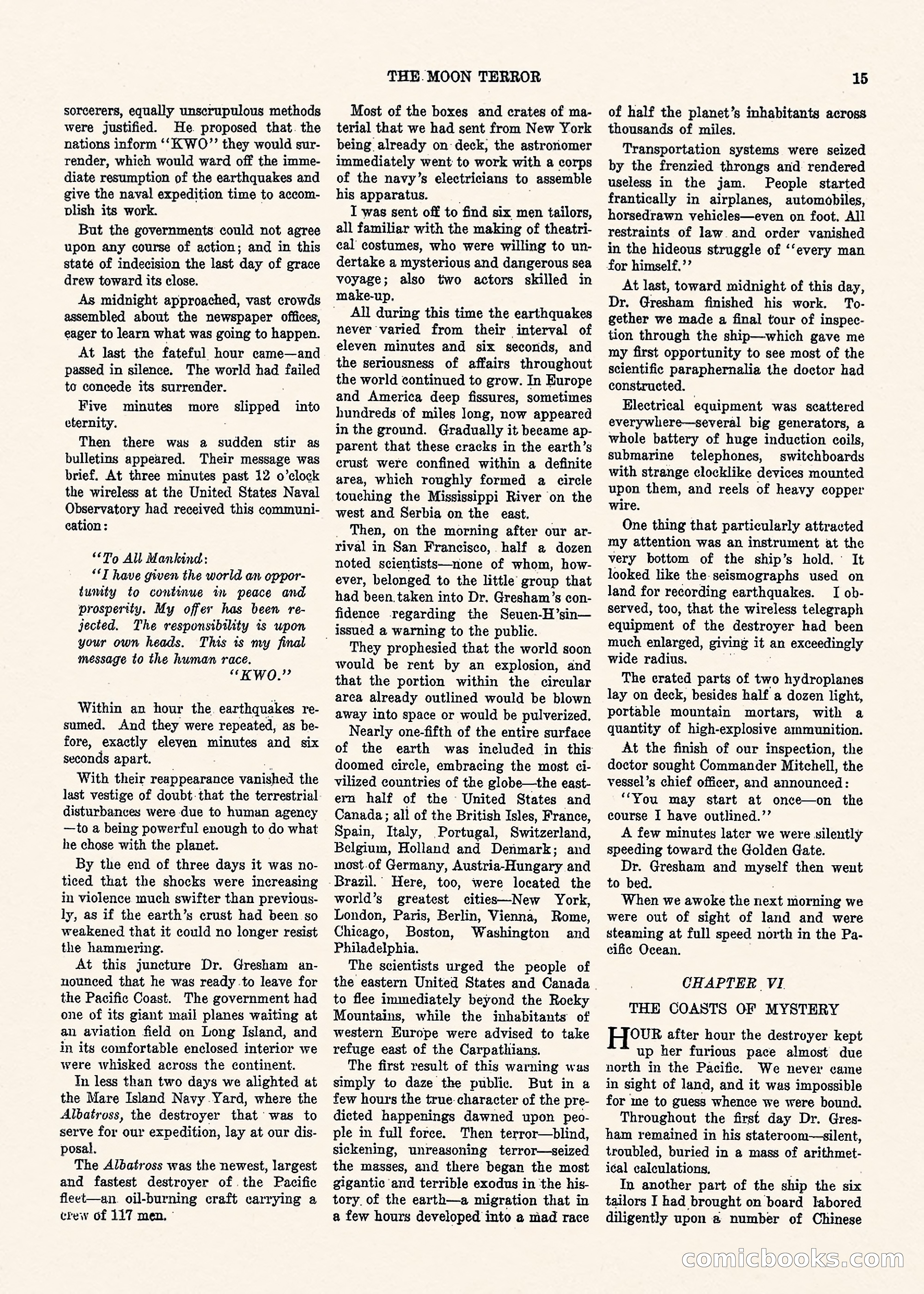 Weird Tales, Vol. 1, No. 3 — page 16 of 122