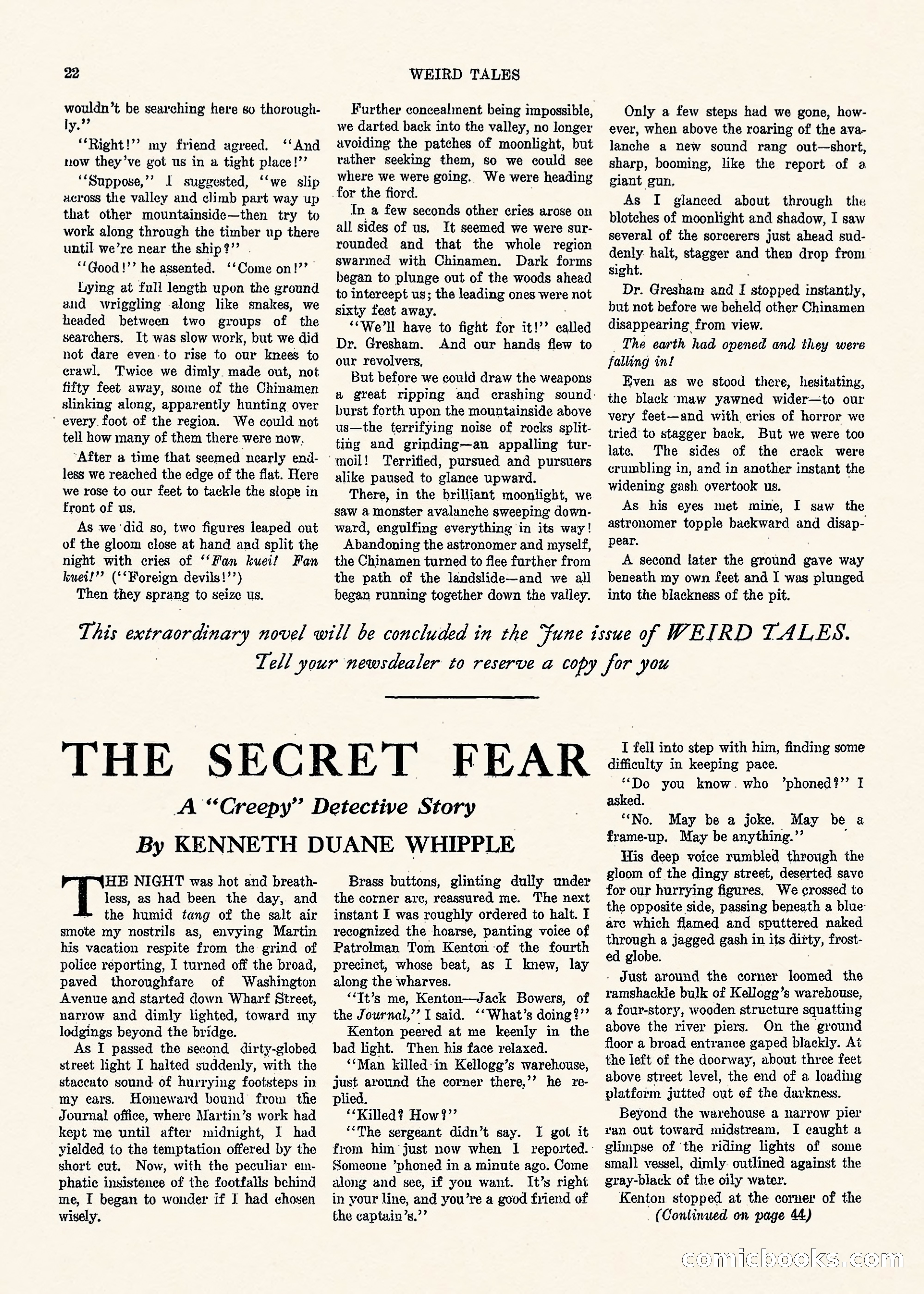Weird Tales, Vol. 1, No. 3 — page 23 of 122