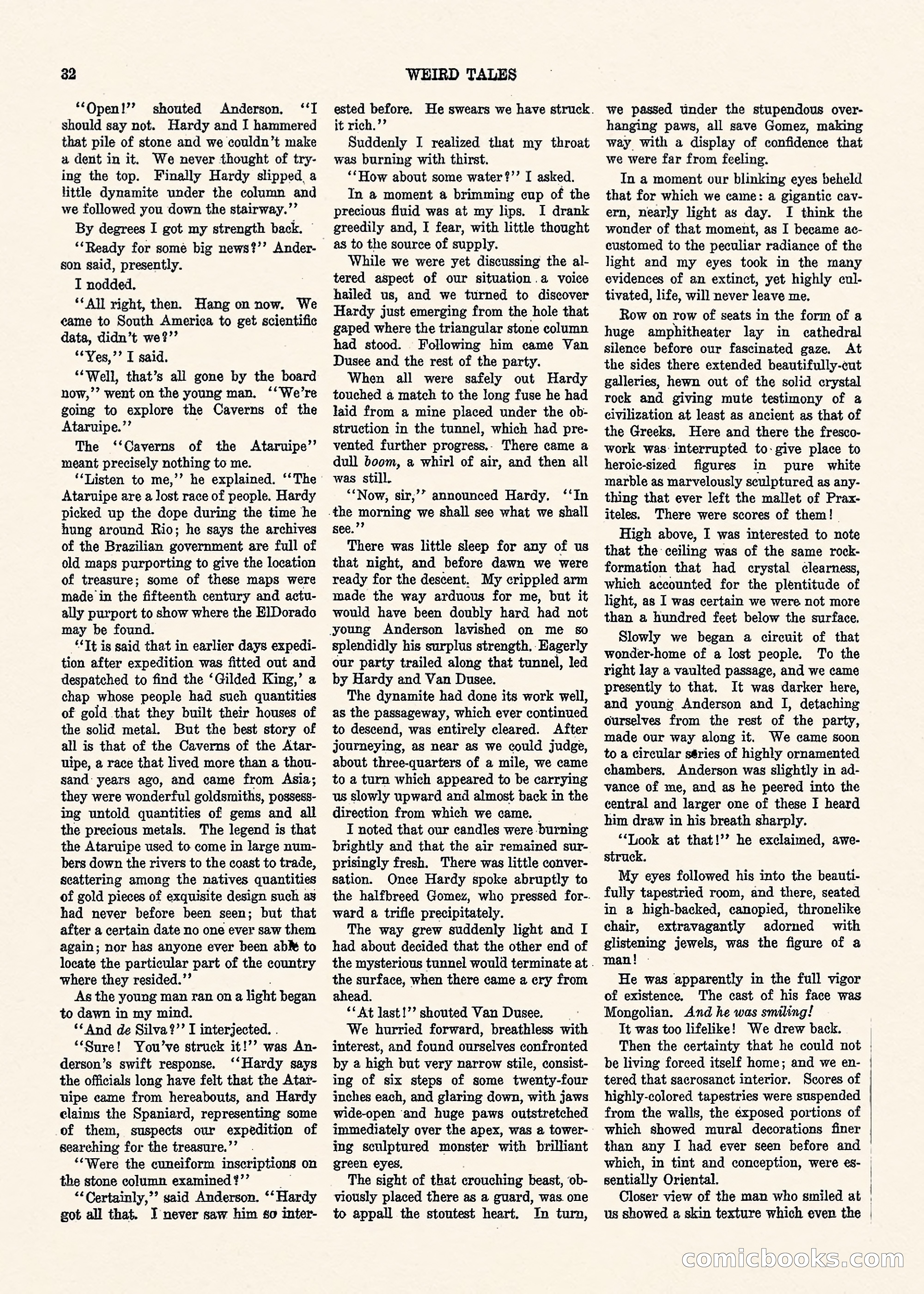 Weird Tales, Vol. 1, No. 3 — page 33 of 122
