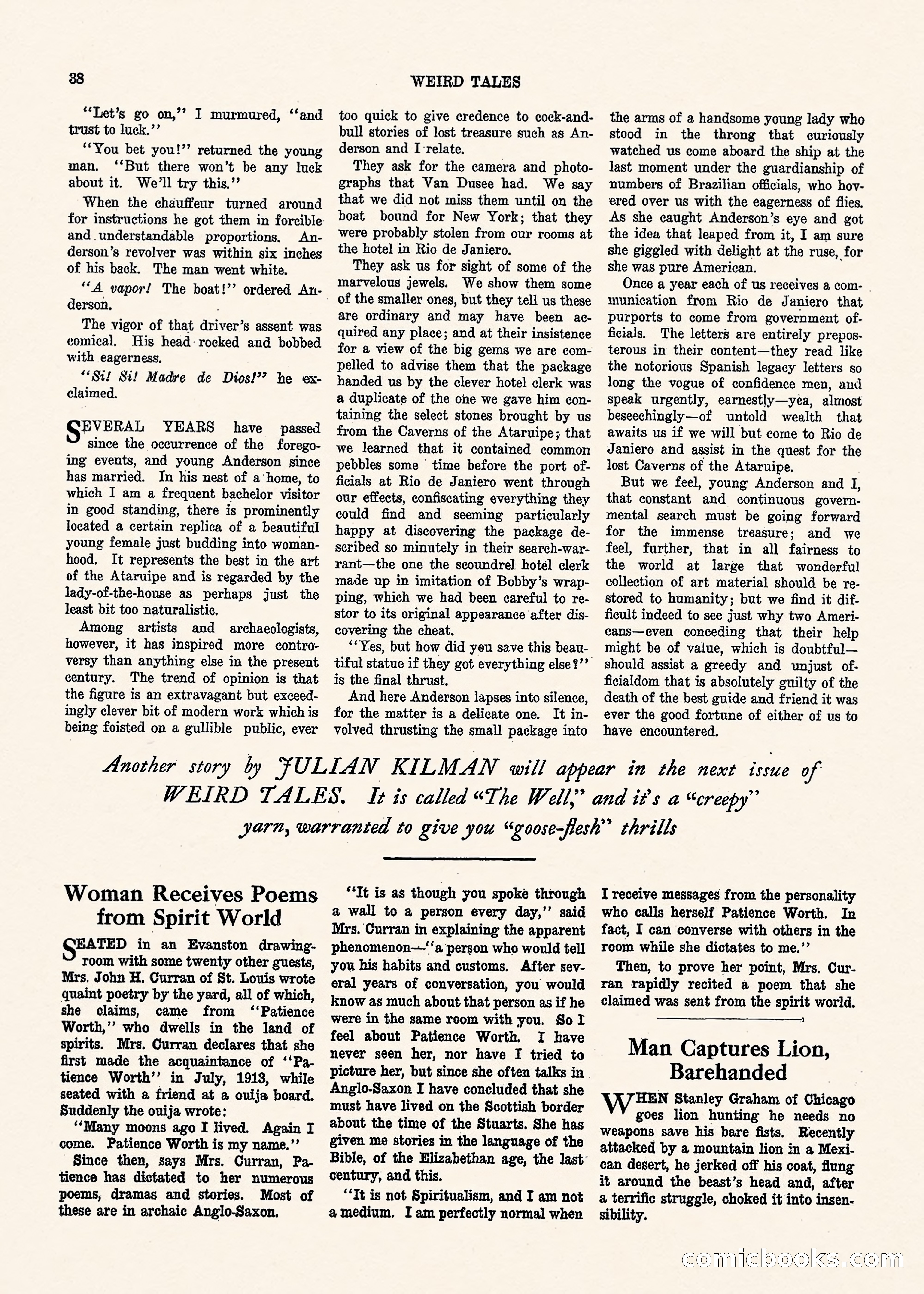Weird Tales, Vol. 1, No. 3 — page 39 of 122
