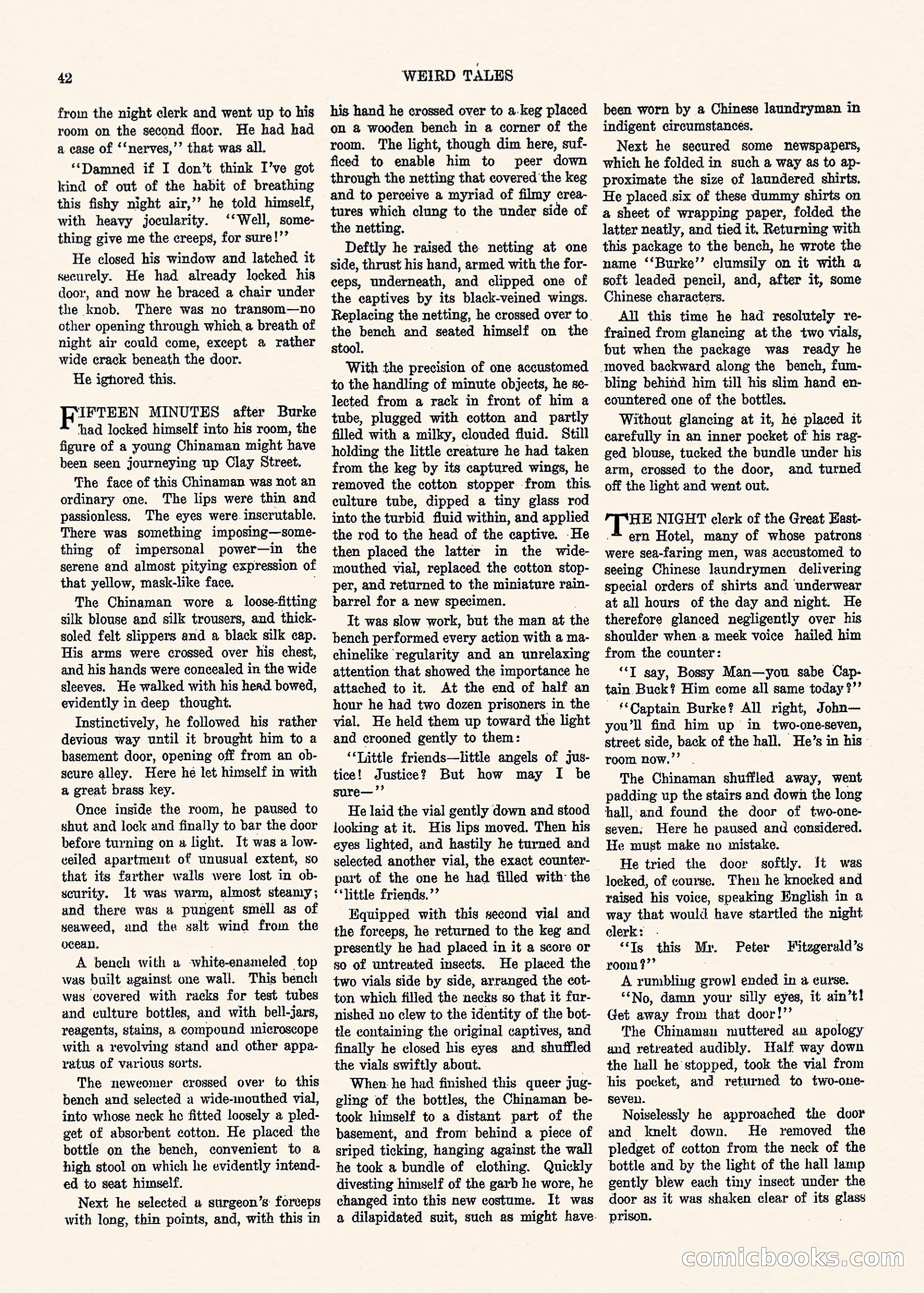 Weird Tales, Vol. 1, No. 3 — page 43 of 122