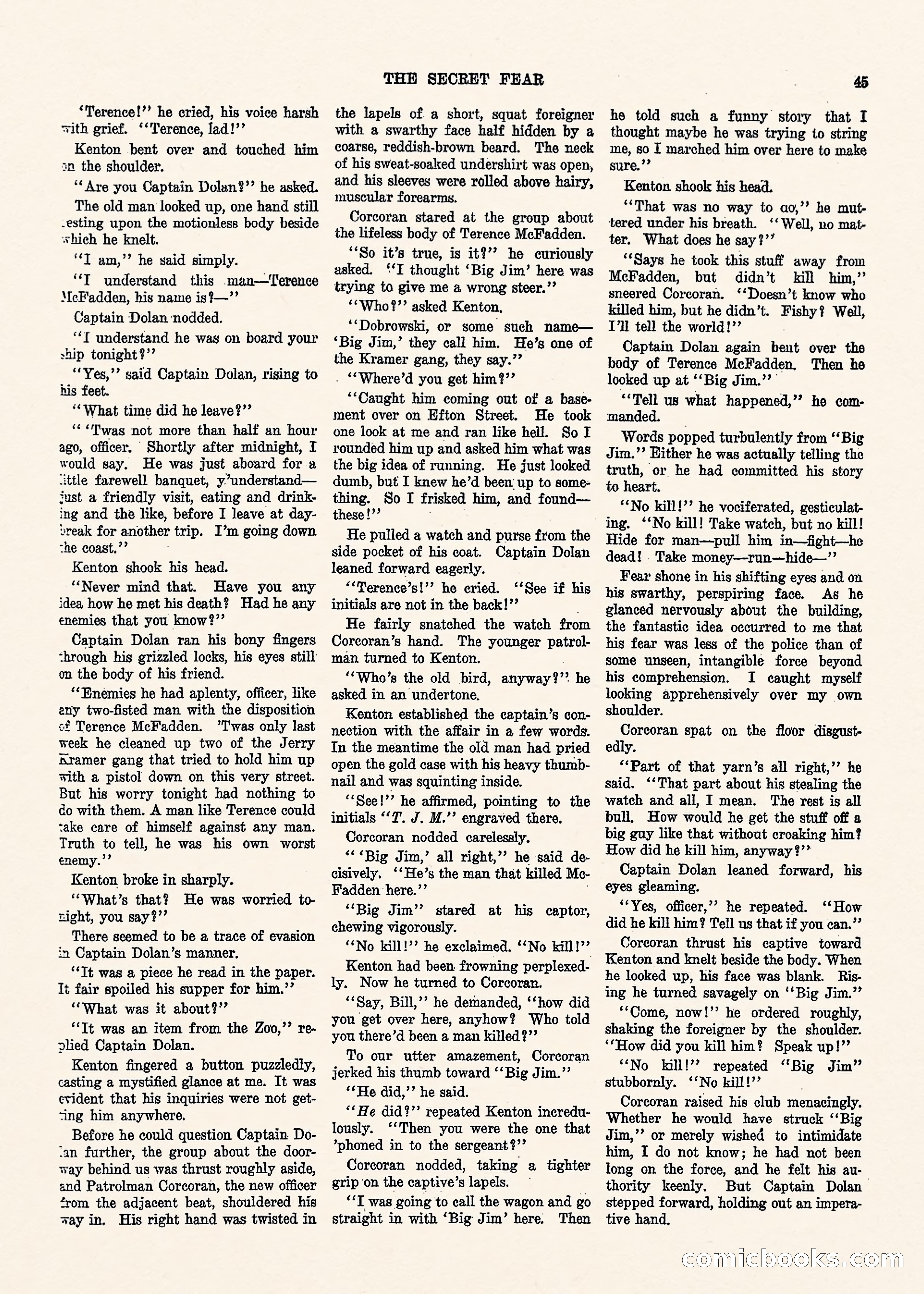 Weird Tales, Vol. 1, No. 3 — page 46 of 122