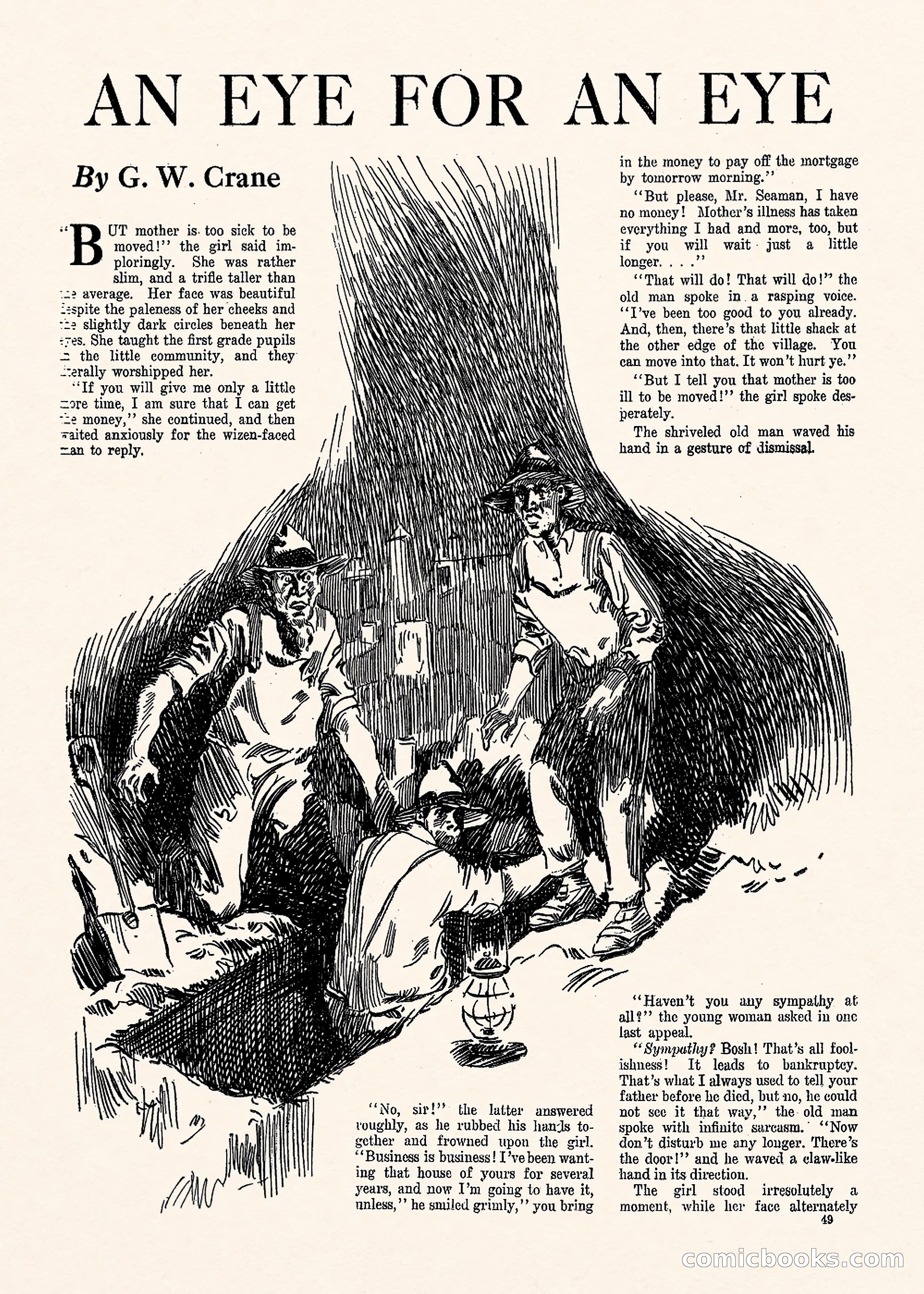Weird Tales, Vol. 1, No. 3 — page 50 of 122