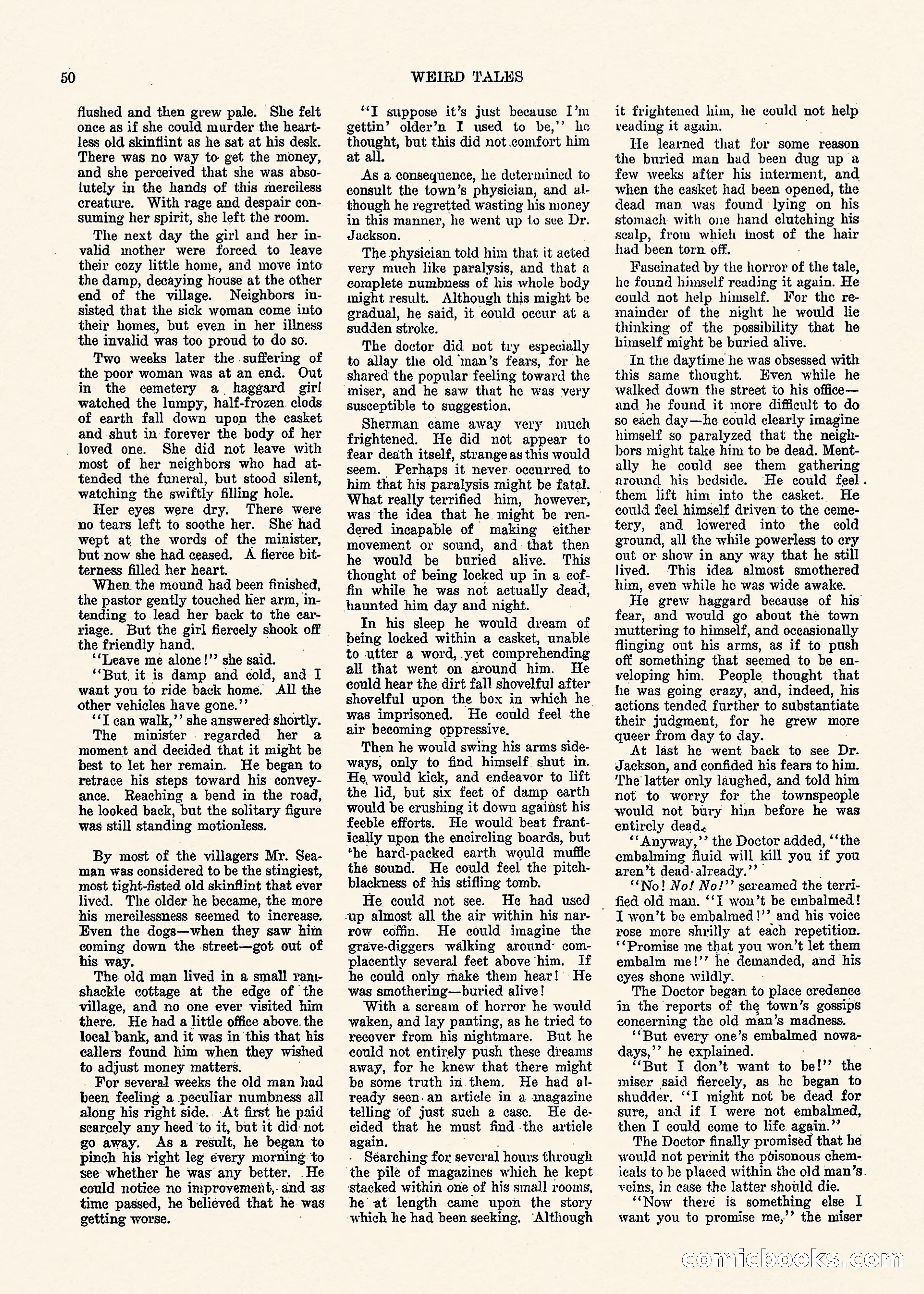 Weird Tales, Vol. 1, No. 3 — page 51 of 122