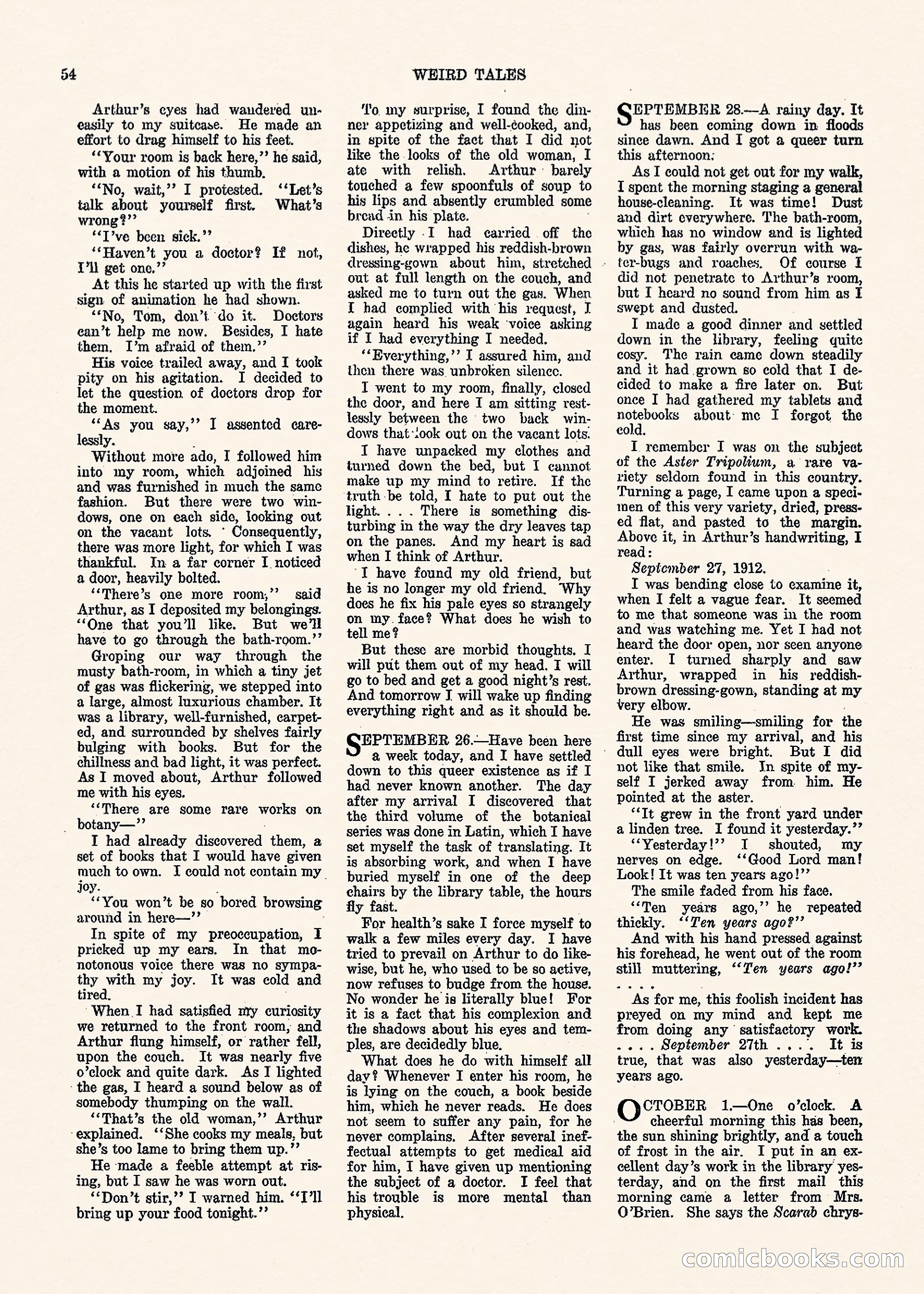 Weird Tales, Vol. 1, No. 3 — page 55 of 122