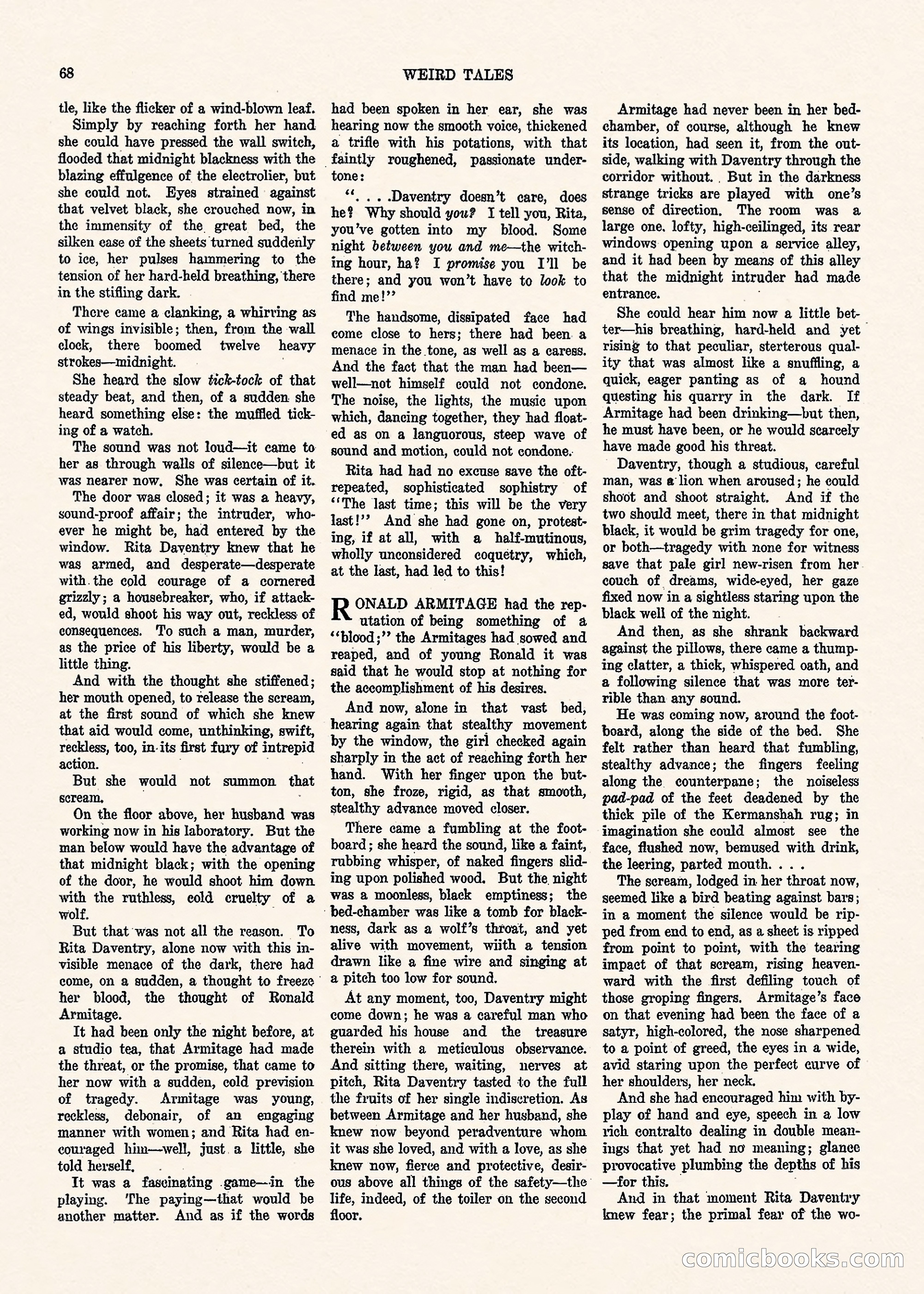 Weird Tales, Vol. 1, No. 3 — page 69 of 122