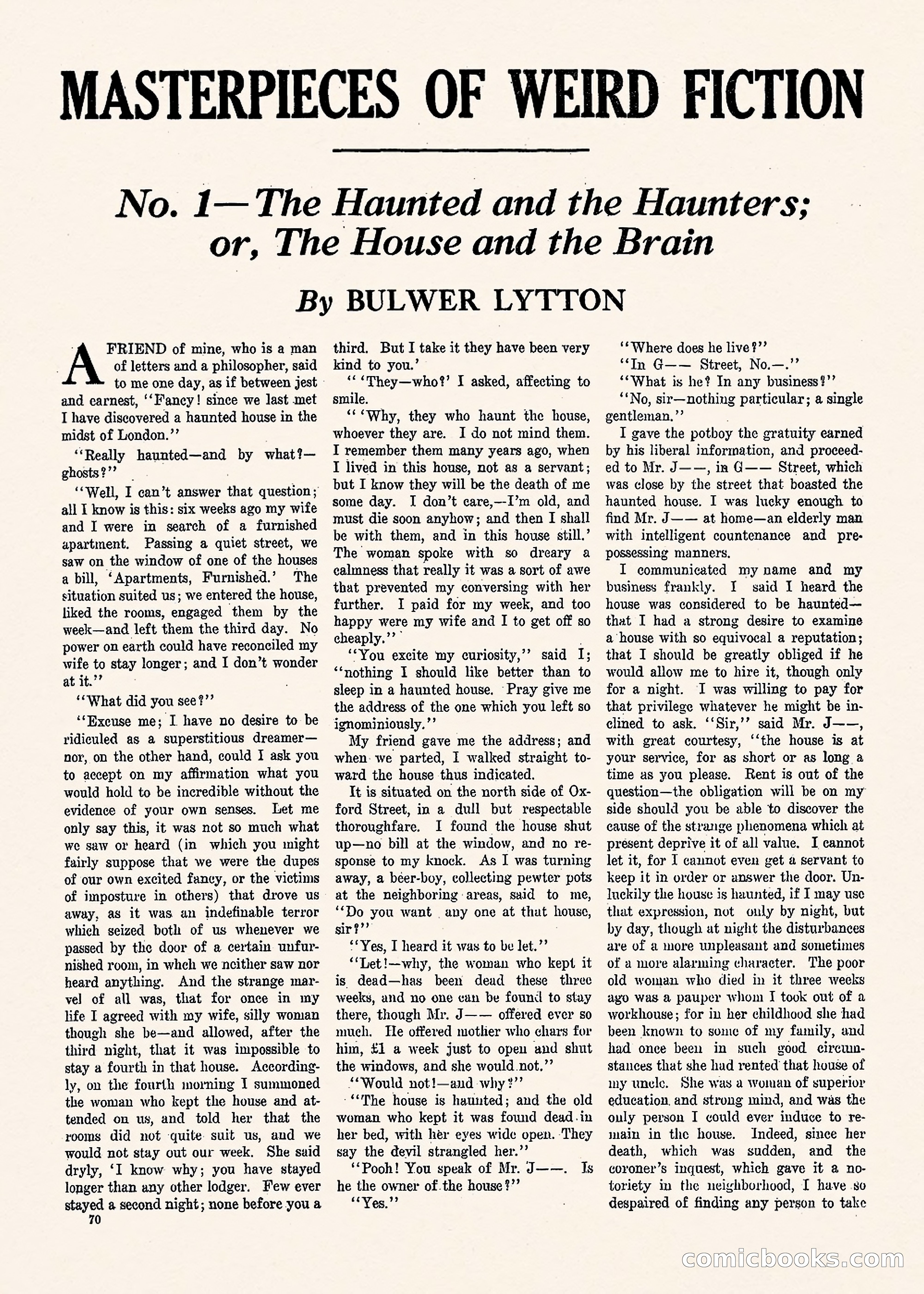 Weird Tales, Vol. 1, No. 3 — page 71 of 122