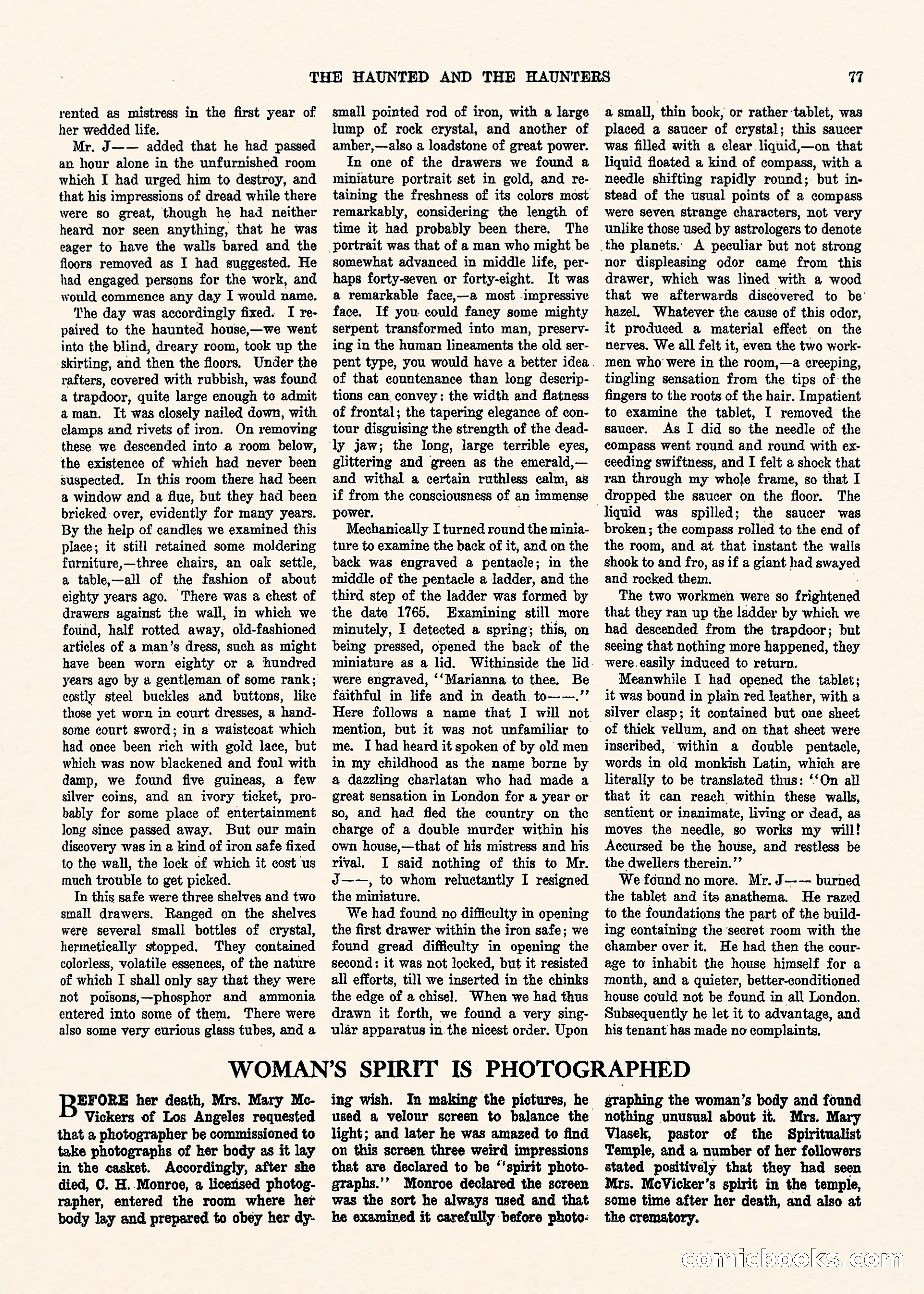 Weird Tales, Vol. 1, No. 3 — page 78 of 122