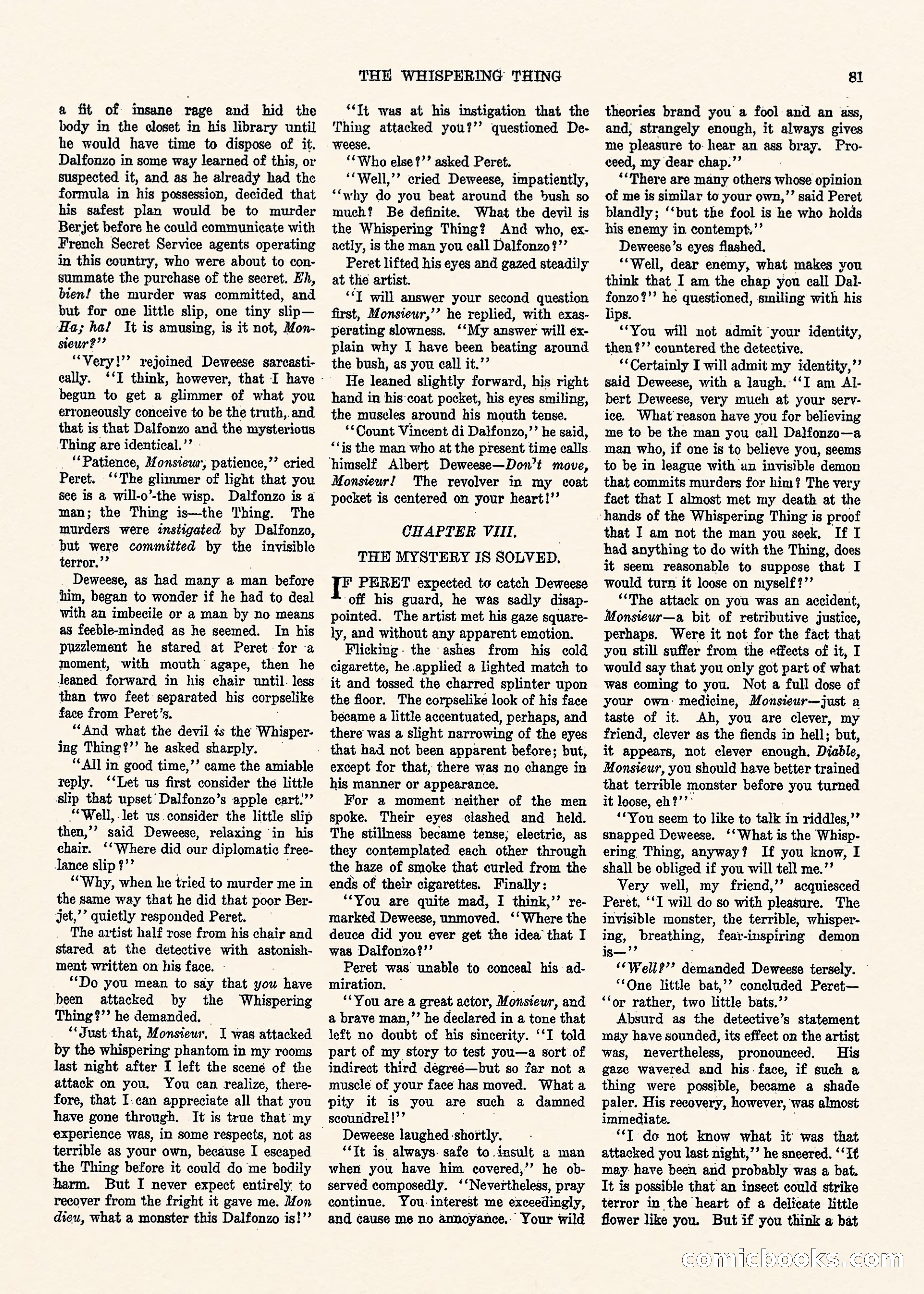 Weird Tales, Vol. 1, No. 3 — page 82 of 122