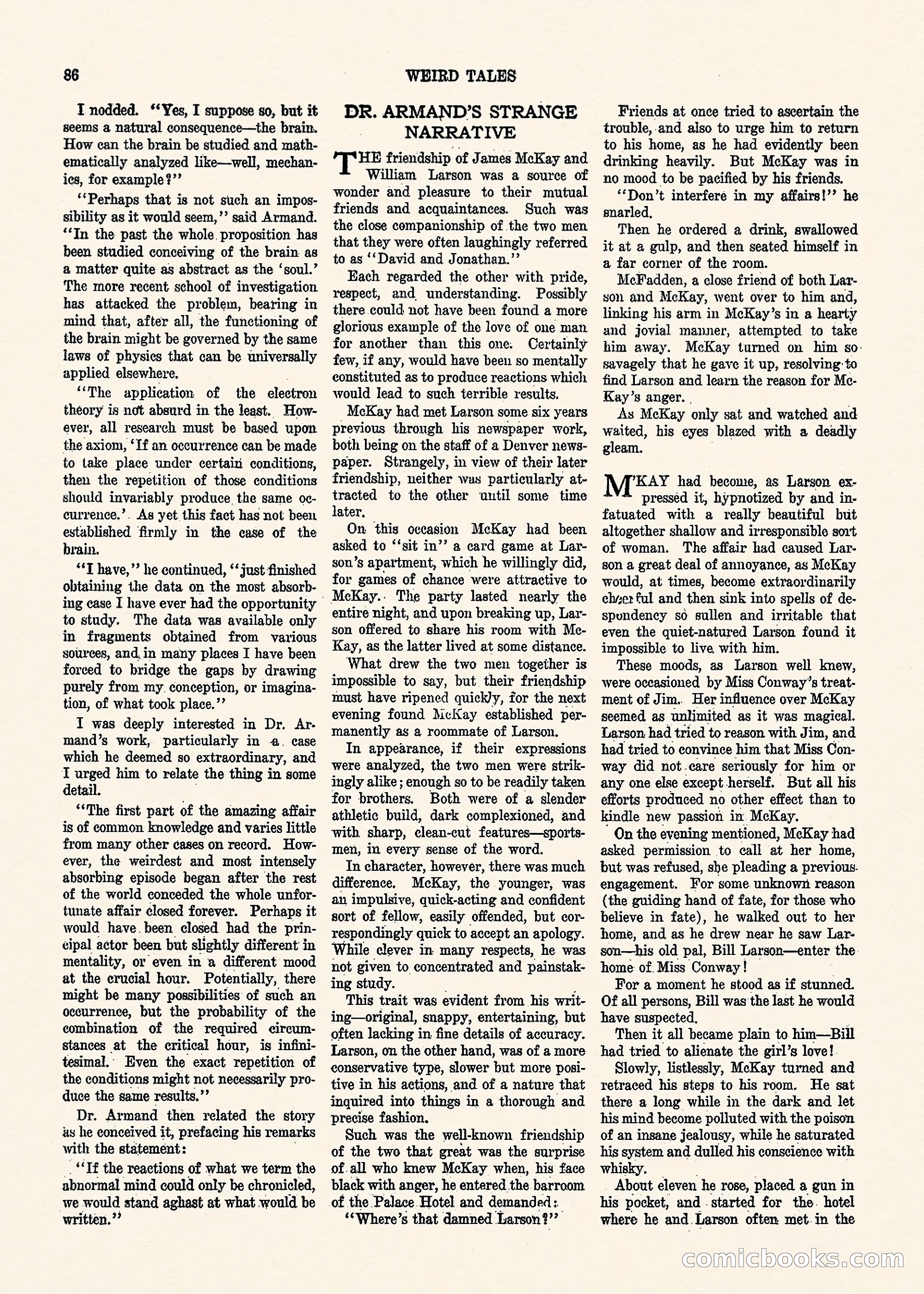 Weird Tales, Vol. 1, No. 3 — page 87 of 122