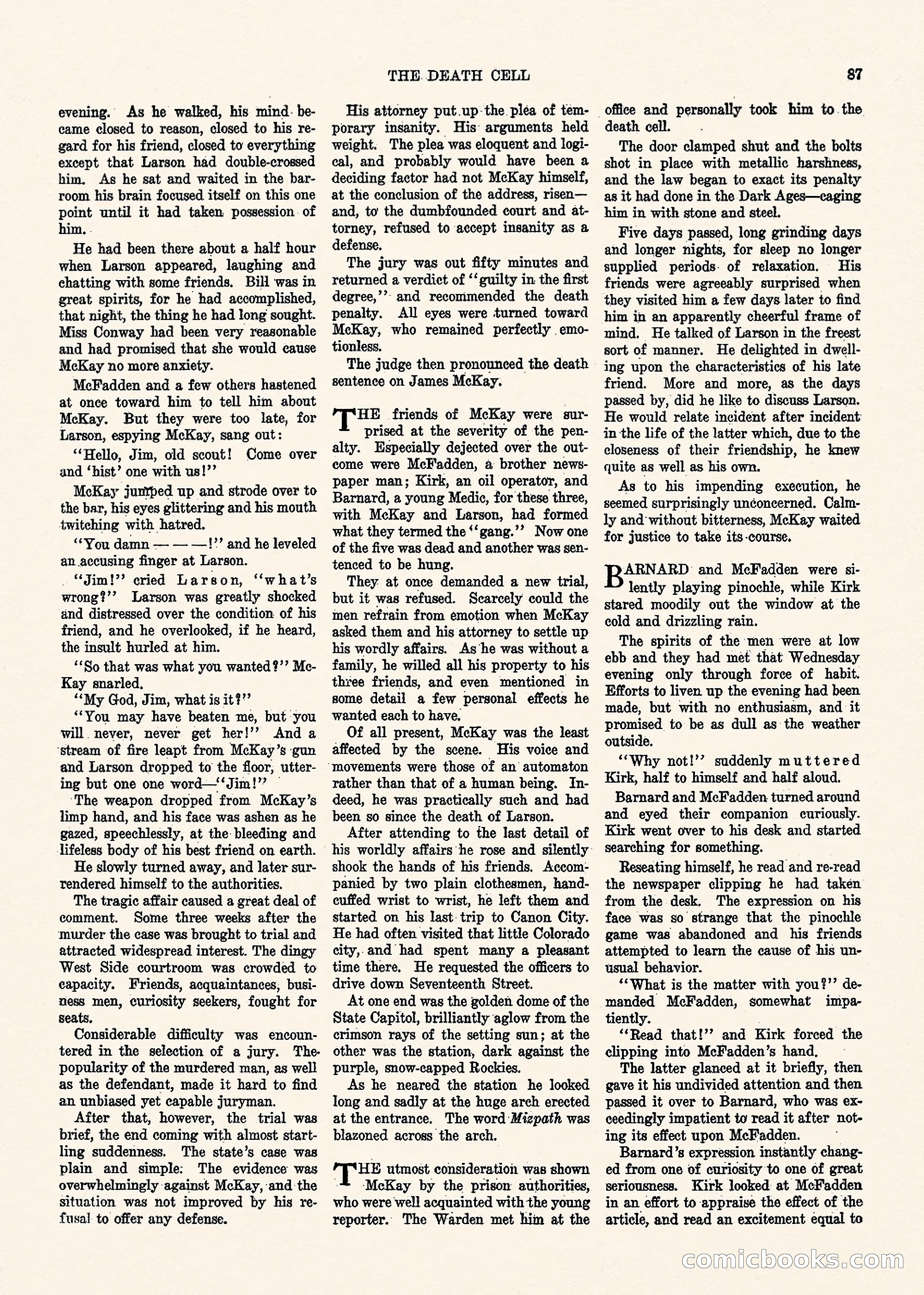 Weird Tales, Vol. 1, No. 3 — page 88 of 122