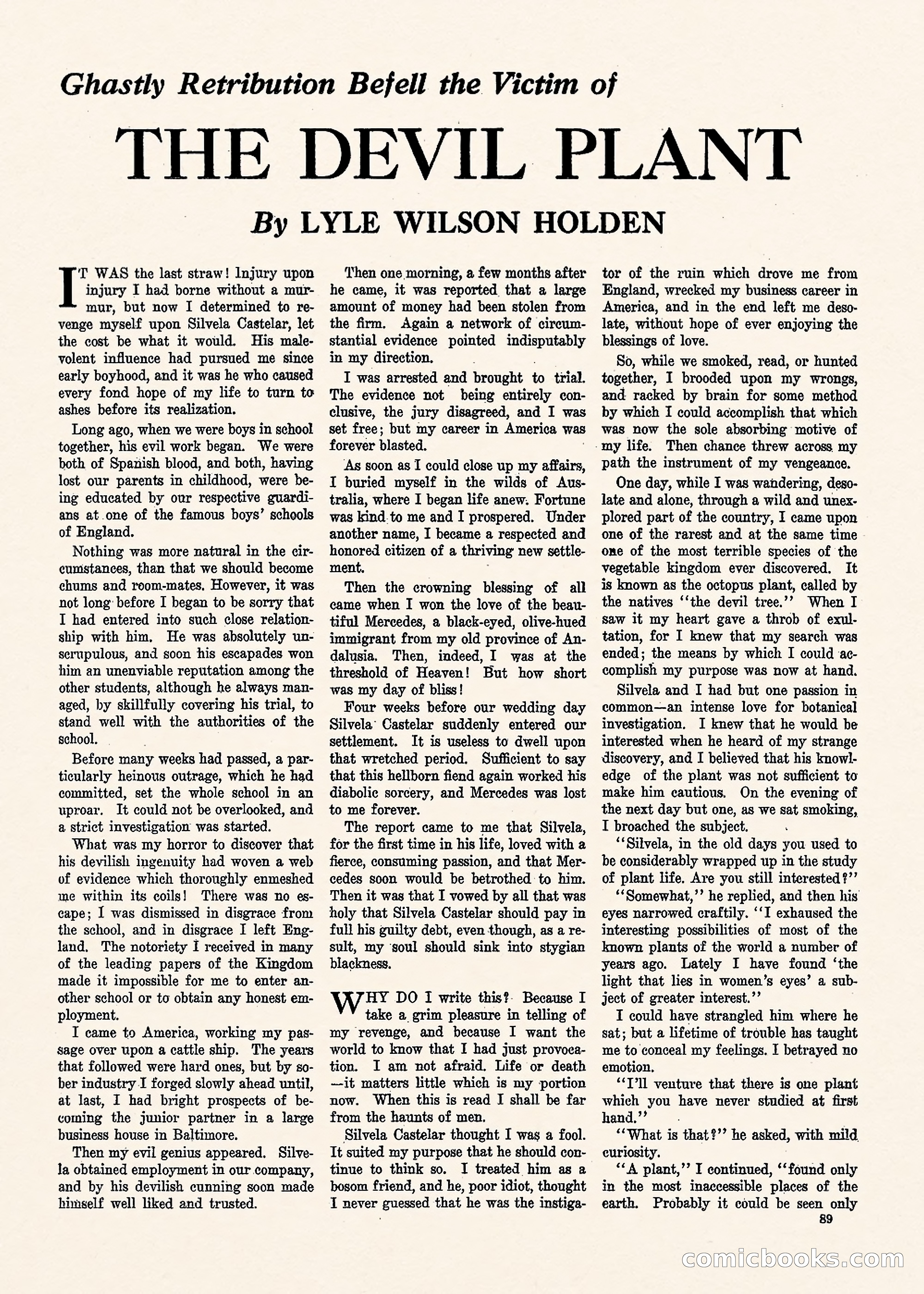 Weird Tales, Vol. 1, No. 3 — page 90 of 122