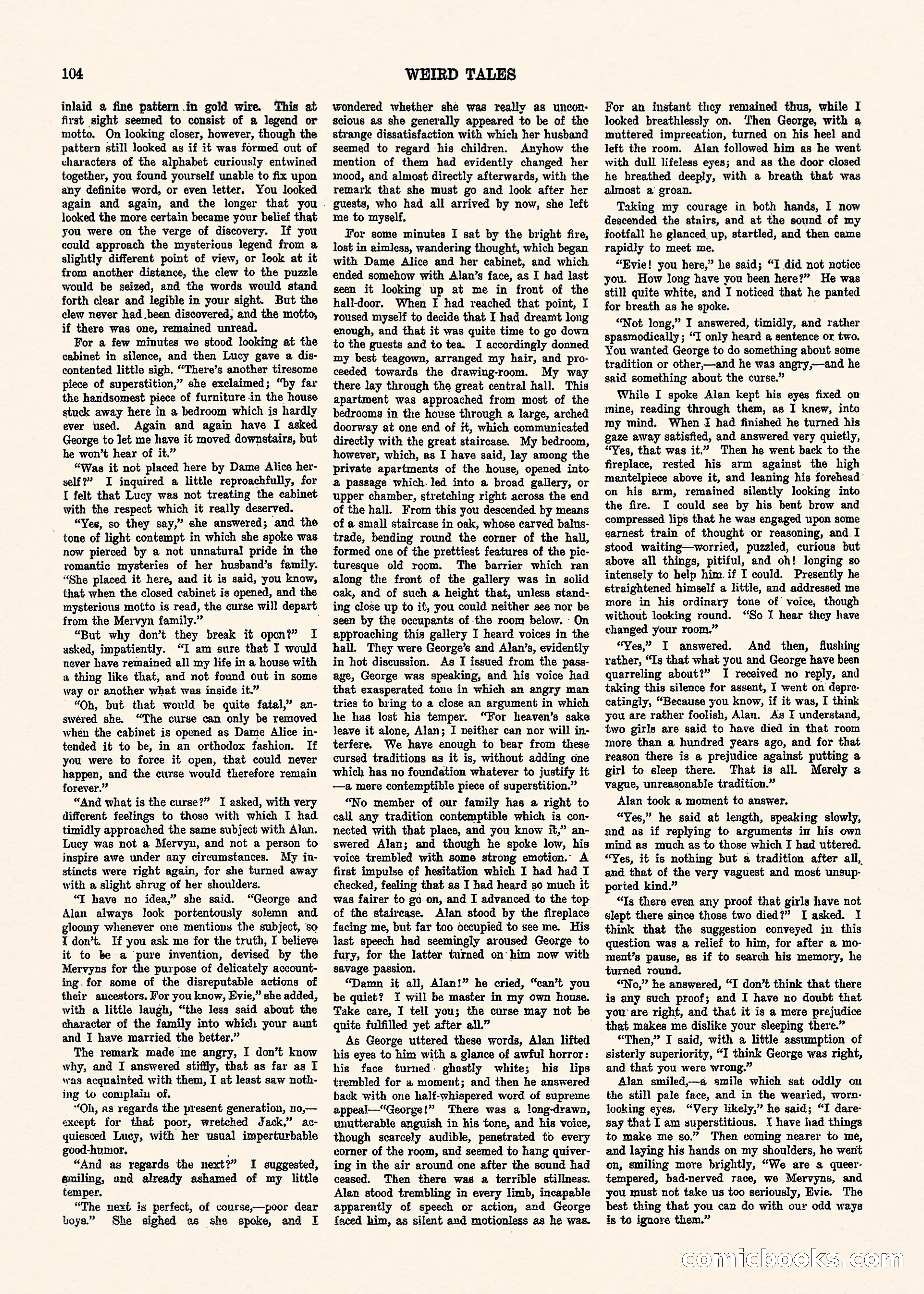 Weird Tales, Vol. 1, No. 3 — page 105 of 122