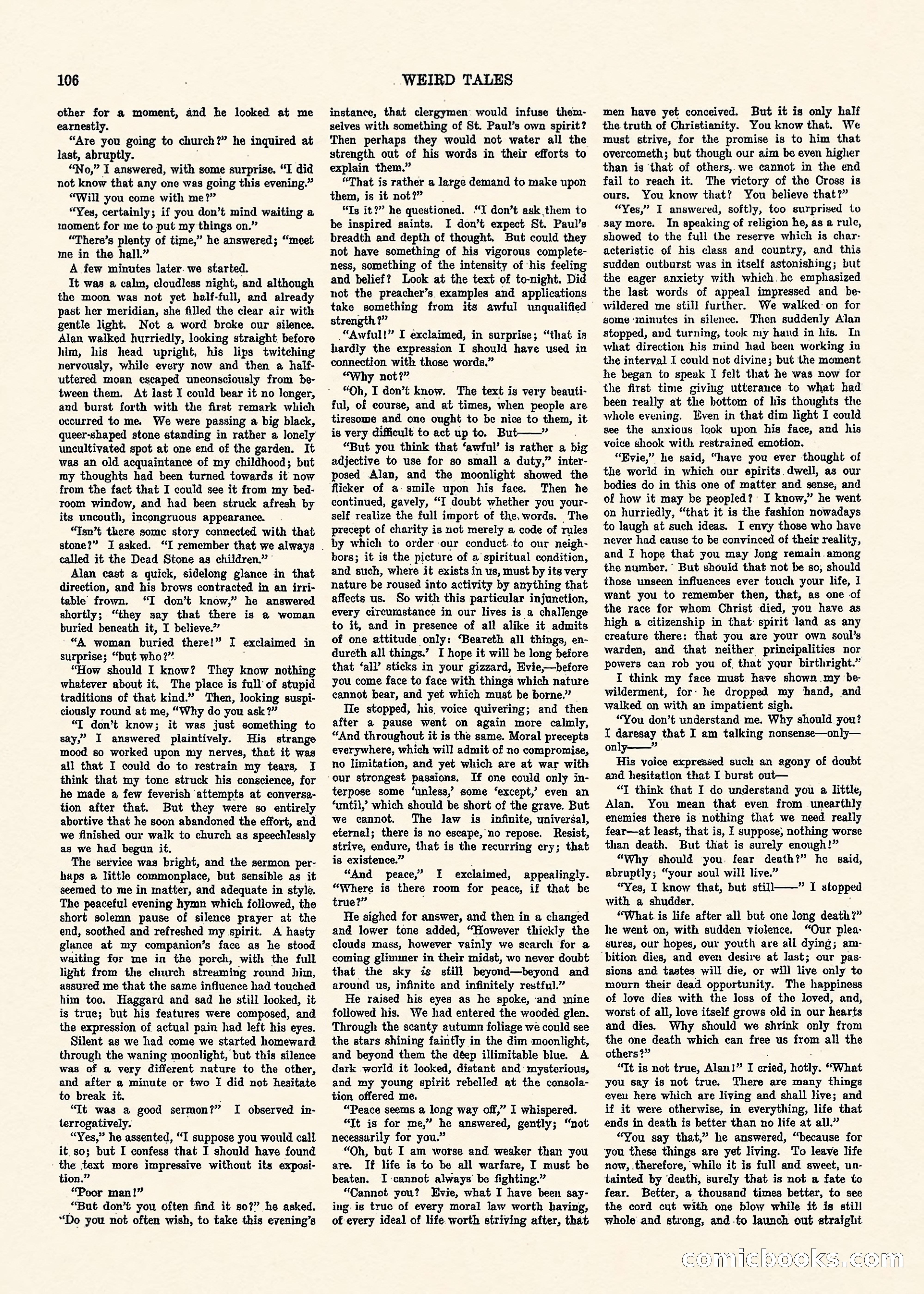Weird Tales, Vol. 1, No. 3 — page 107 of 122