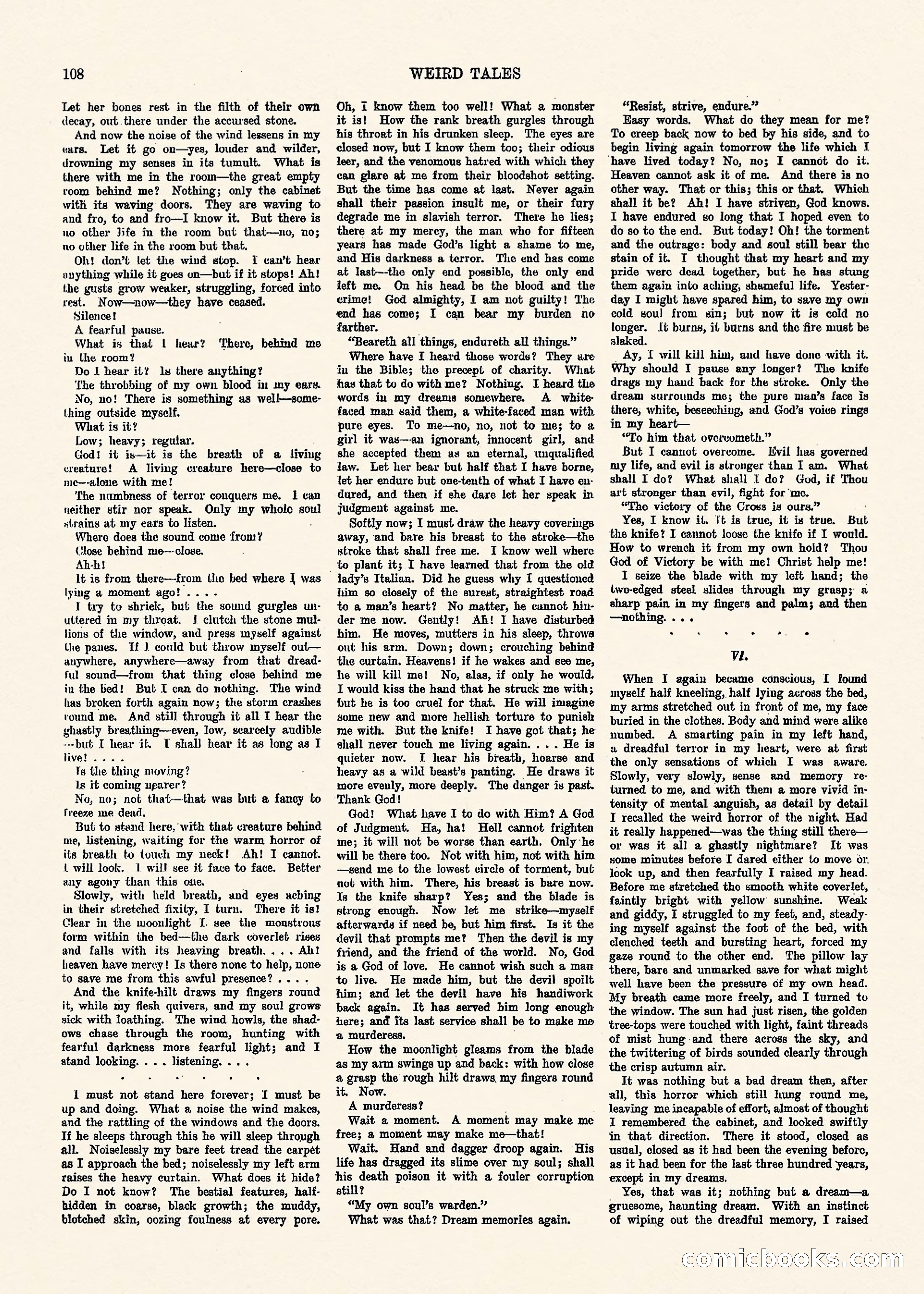 Weird Tales, Vol. 1, No. 3 — page 109 of 122